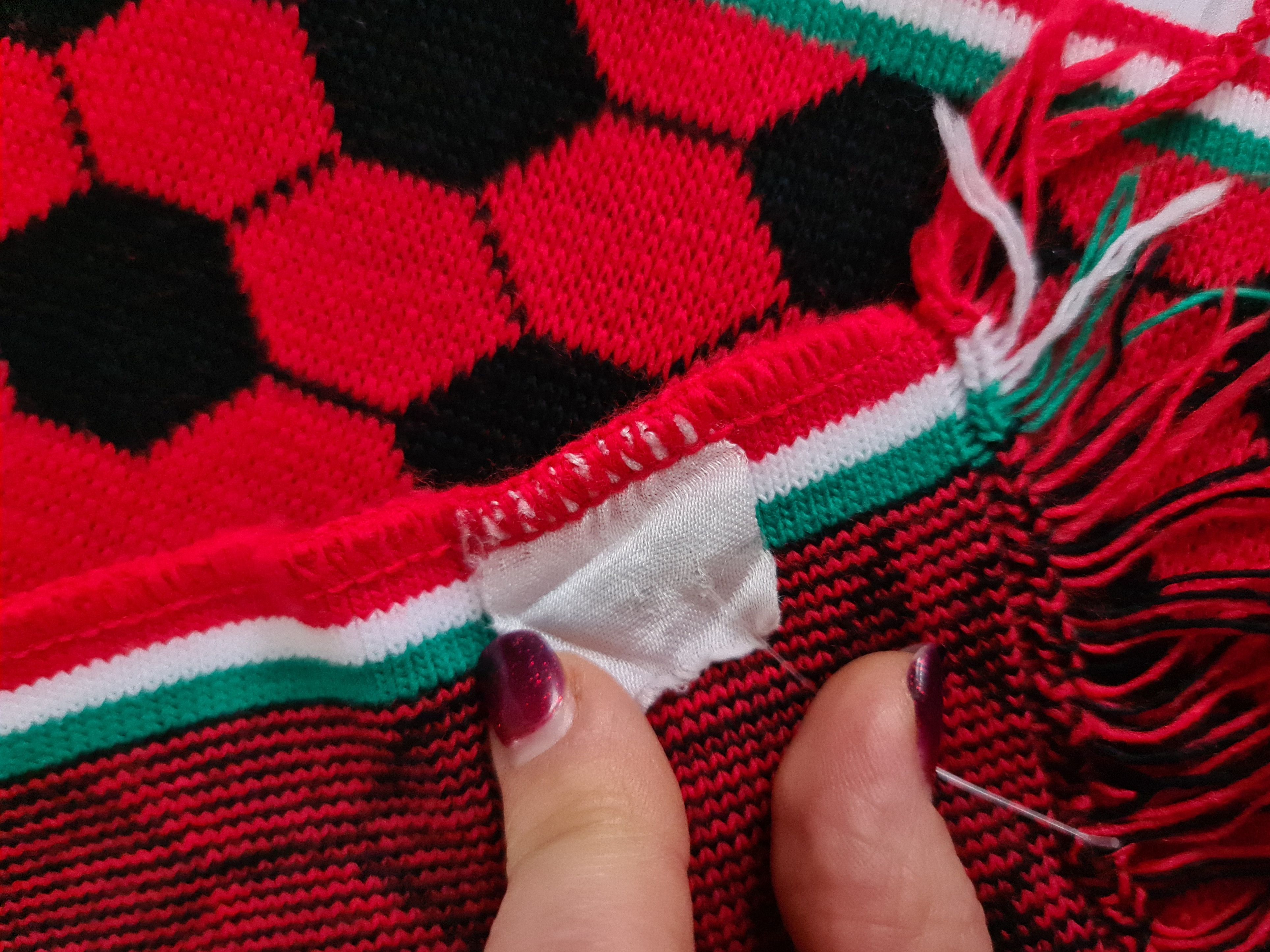 Vintage Vintage Forza Milan Football Club Scarf / Muffler Size ONE SIZE - 3 Thumbnail