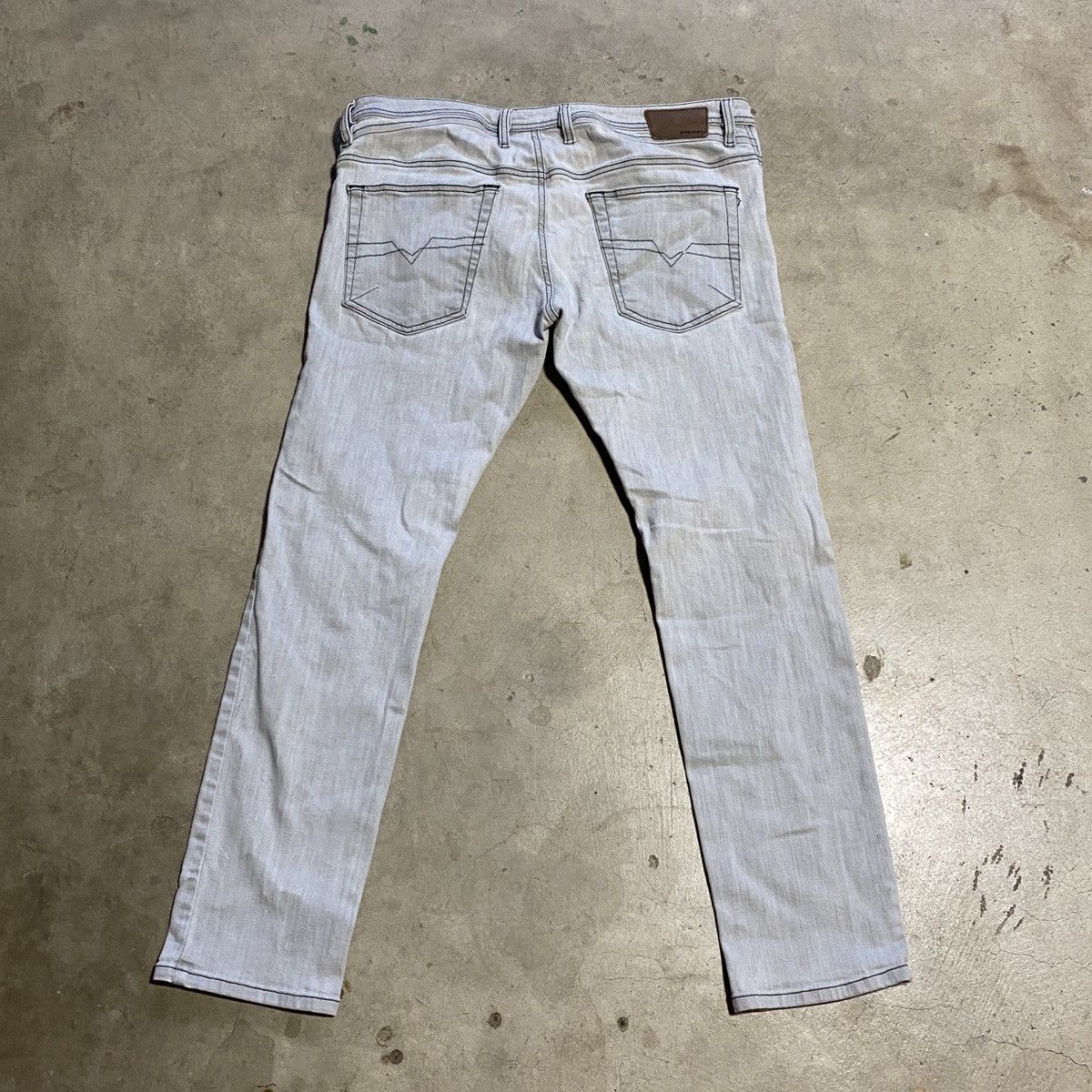 Diesel Shioner Slim Skinny grey wash jeans 36 x 30 Size US 36 / EU 52 - 7 Thumbnail
