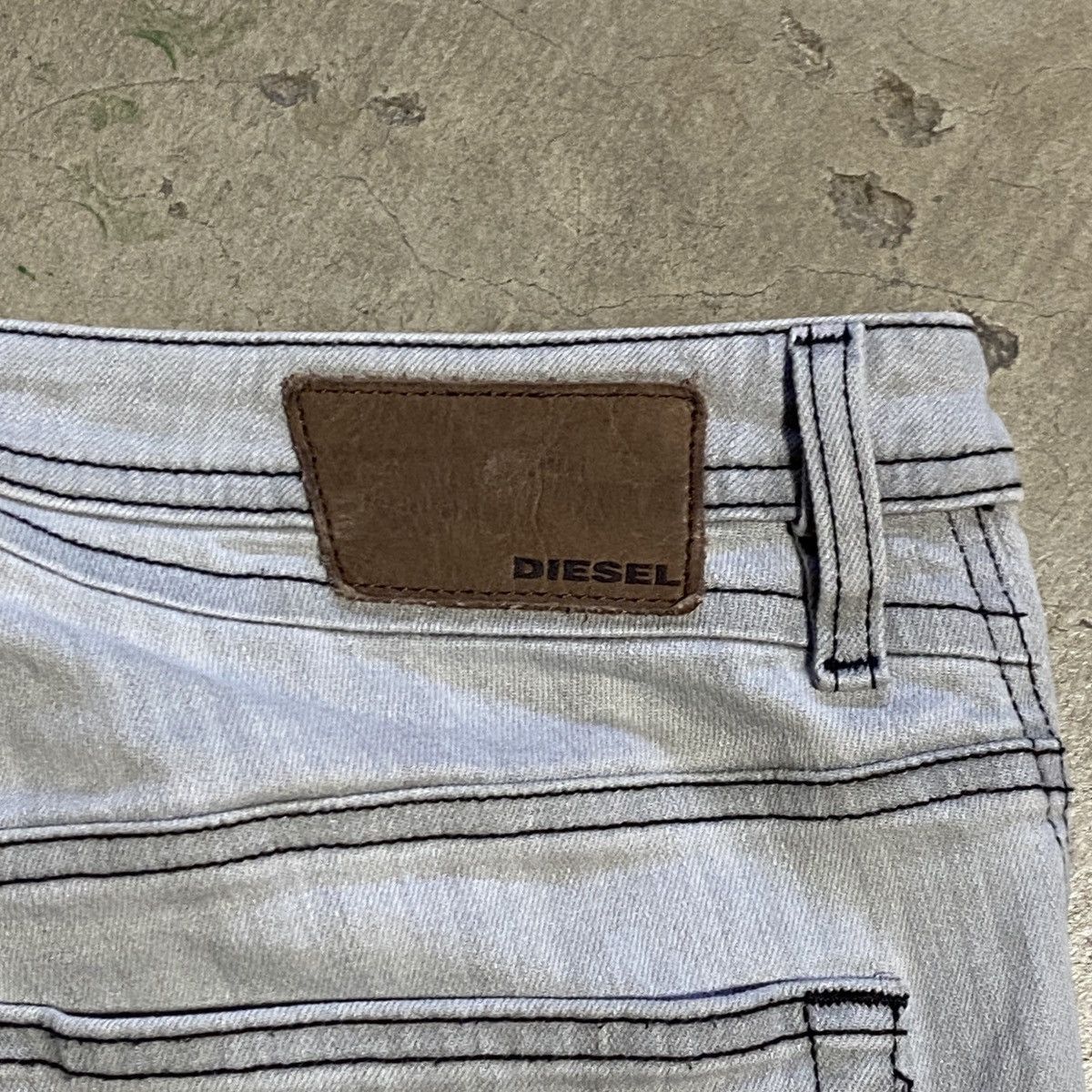 Diesel Shioner Slim Skinny grey wash jeans 36 x 30 Size US 36 / EU 52 - 8 Thumbnail