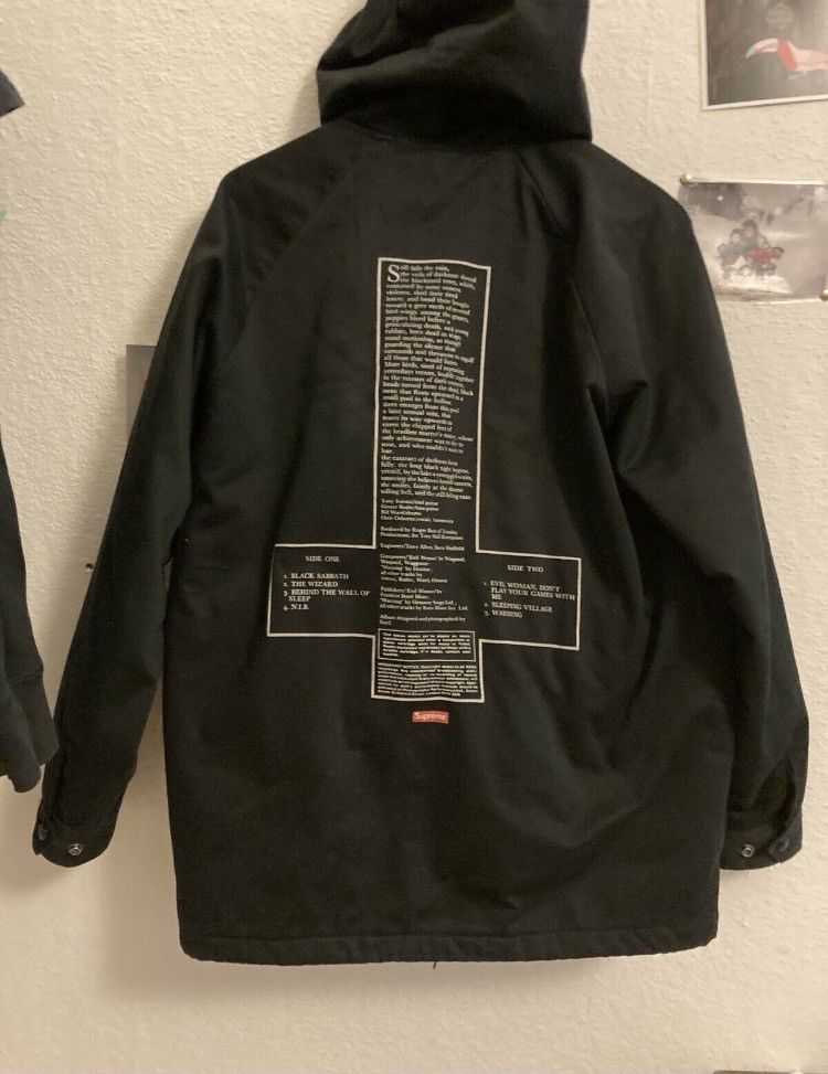 Supreme Black Sabbath Parka | Grailed