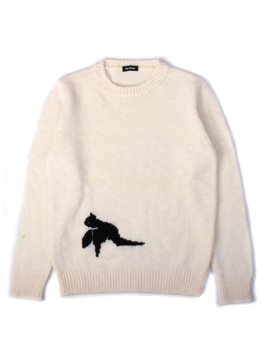 Raf Simons Virgin Wool Intarsia Bird sweater | Grailed
