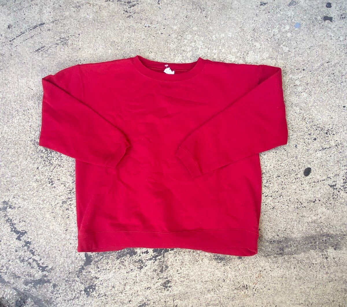 Vintage Hanes Red Blank Sweater Size US S / EU 44-46 / 1 - 1 Preview