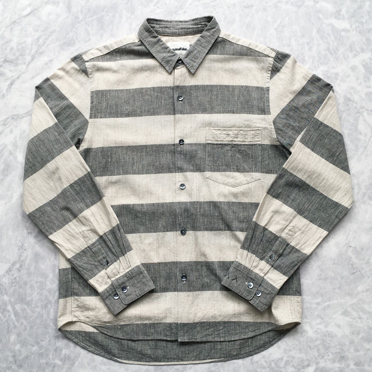 Originalfake Kaws Button Up Shirt Men's Size 2 M