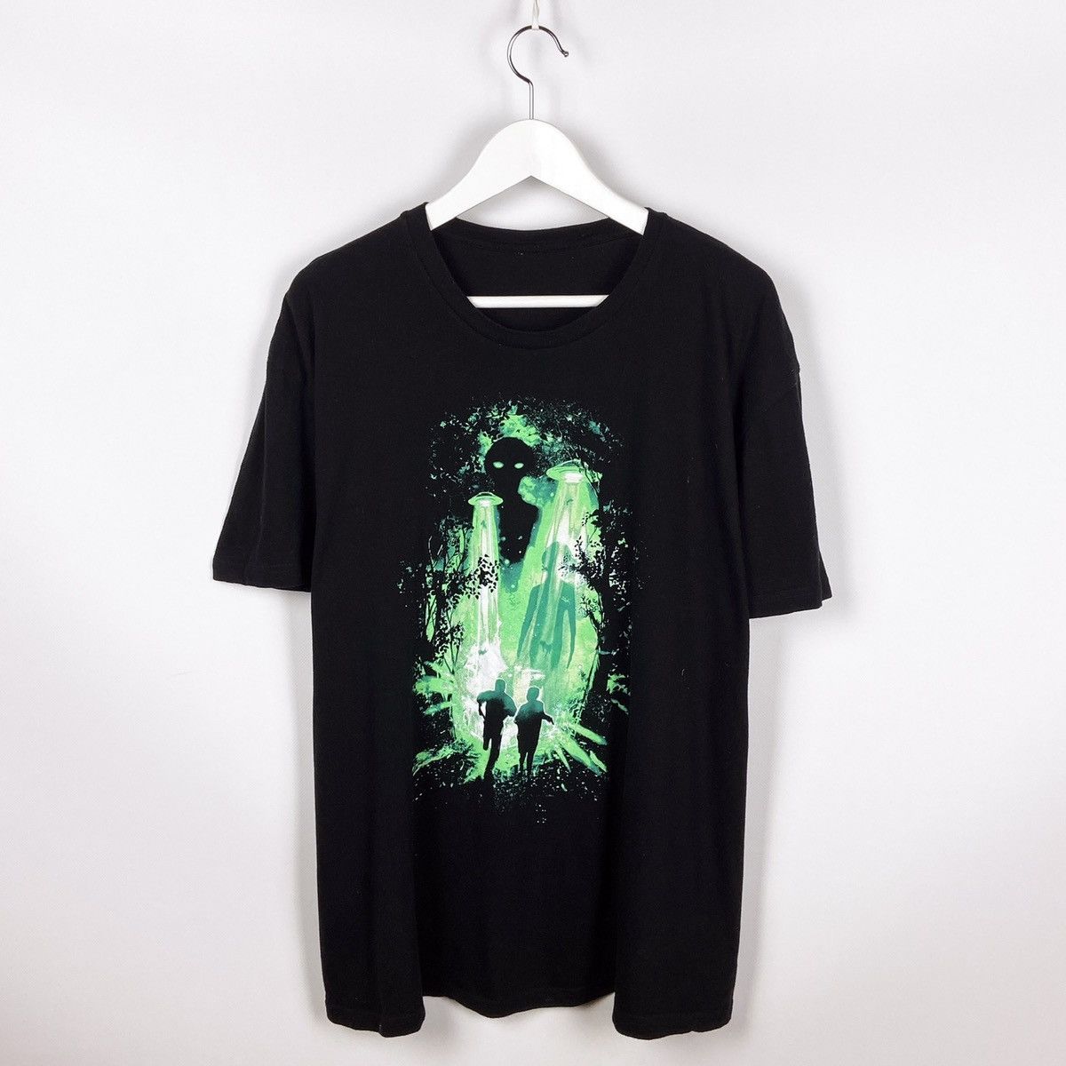 Vintage Vintage The X-Files Tv Series Movie black tee merchandise Size US XXL / EU 58 / 5 - 1 Thumbnail