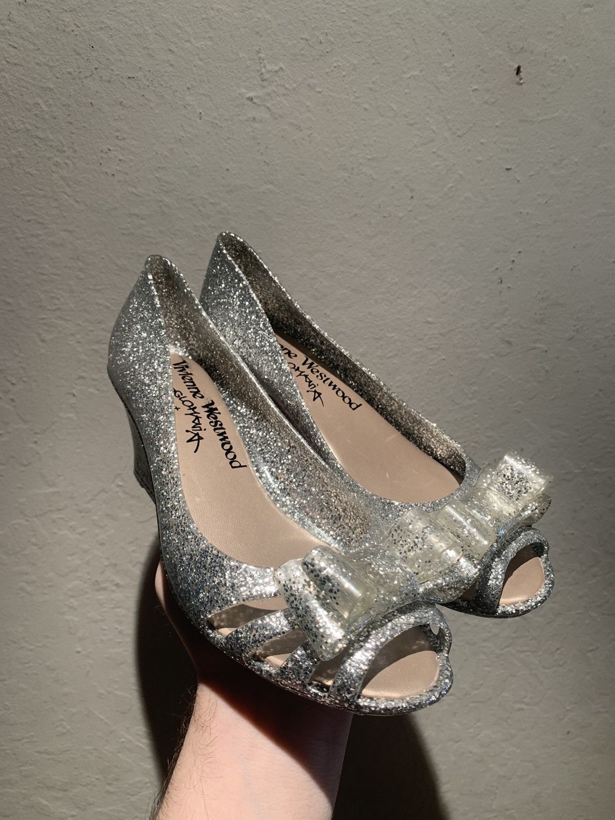 RARE* New Vivienne Westwood Anglomania Melissa Sparkle Wedge