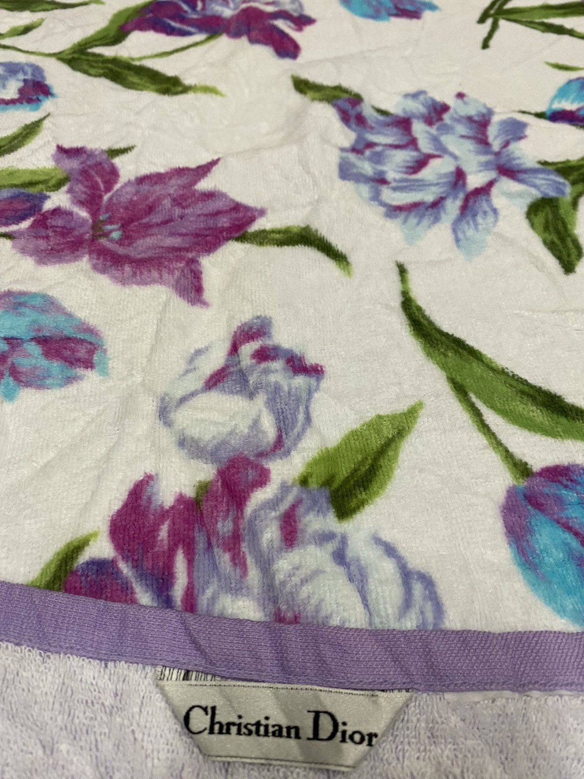 Christian Dior Monsieur × Dior × Vintage 80s 90s VTG CHRISTIAN DIOR BATH TOWEL Size ONE SIZE - 4 Thumbnail