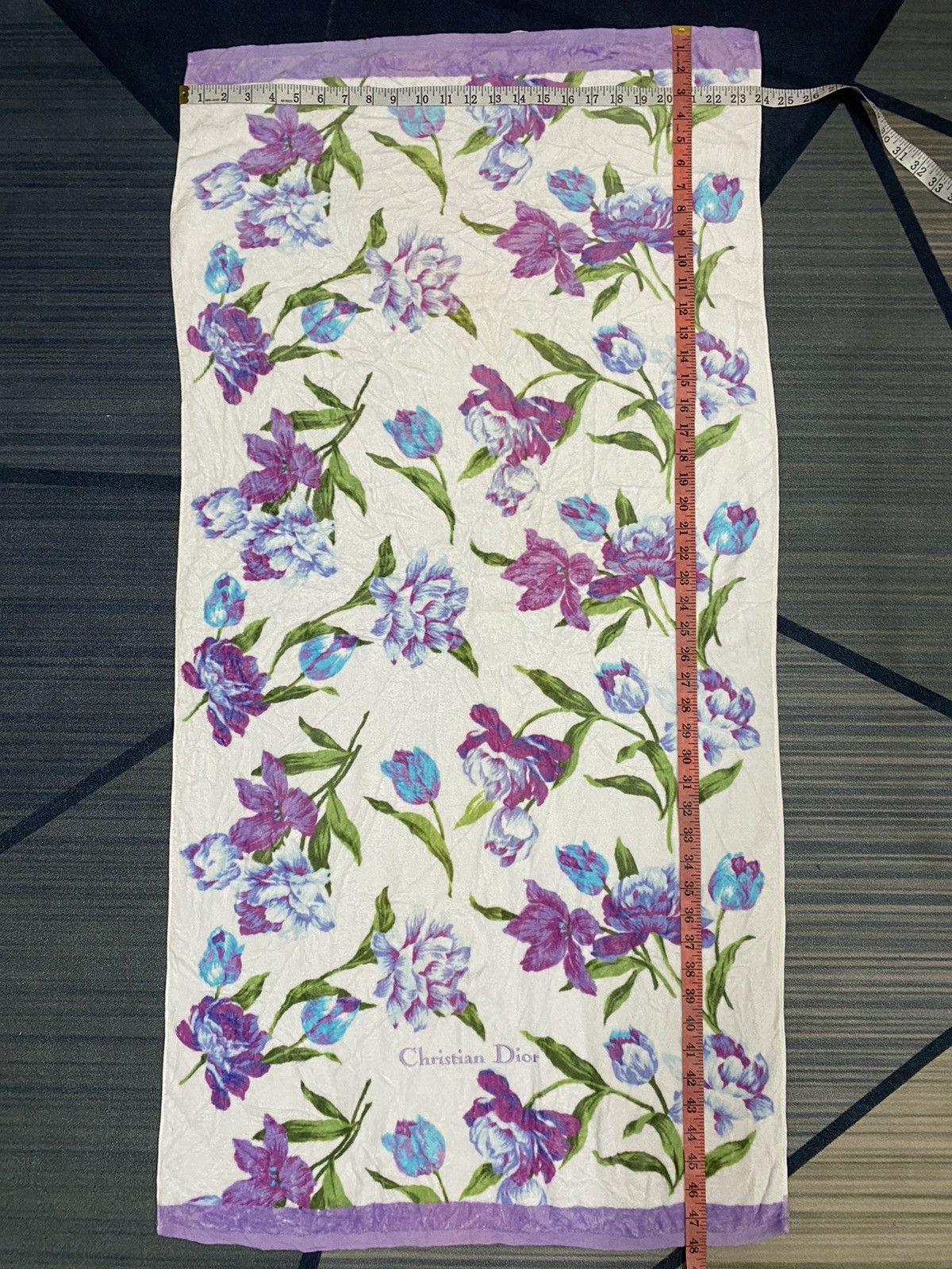 Christian Dior Monsieur × Dior × Vintage 80s 90s VTG CHRISTIAN DIOR BATH TOWEL Size ONE SIZE - 5 Thumbnail