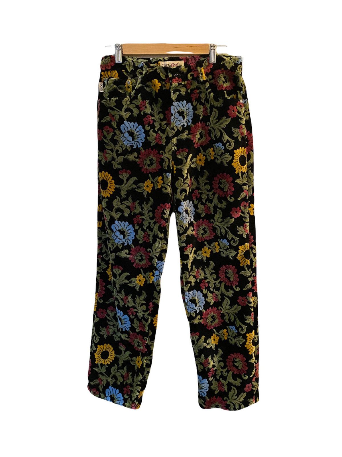 Stussy Stussy Floral Jacquard Big Ol Jeans | Grailed