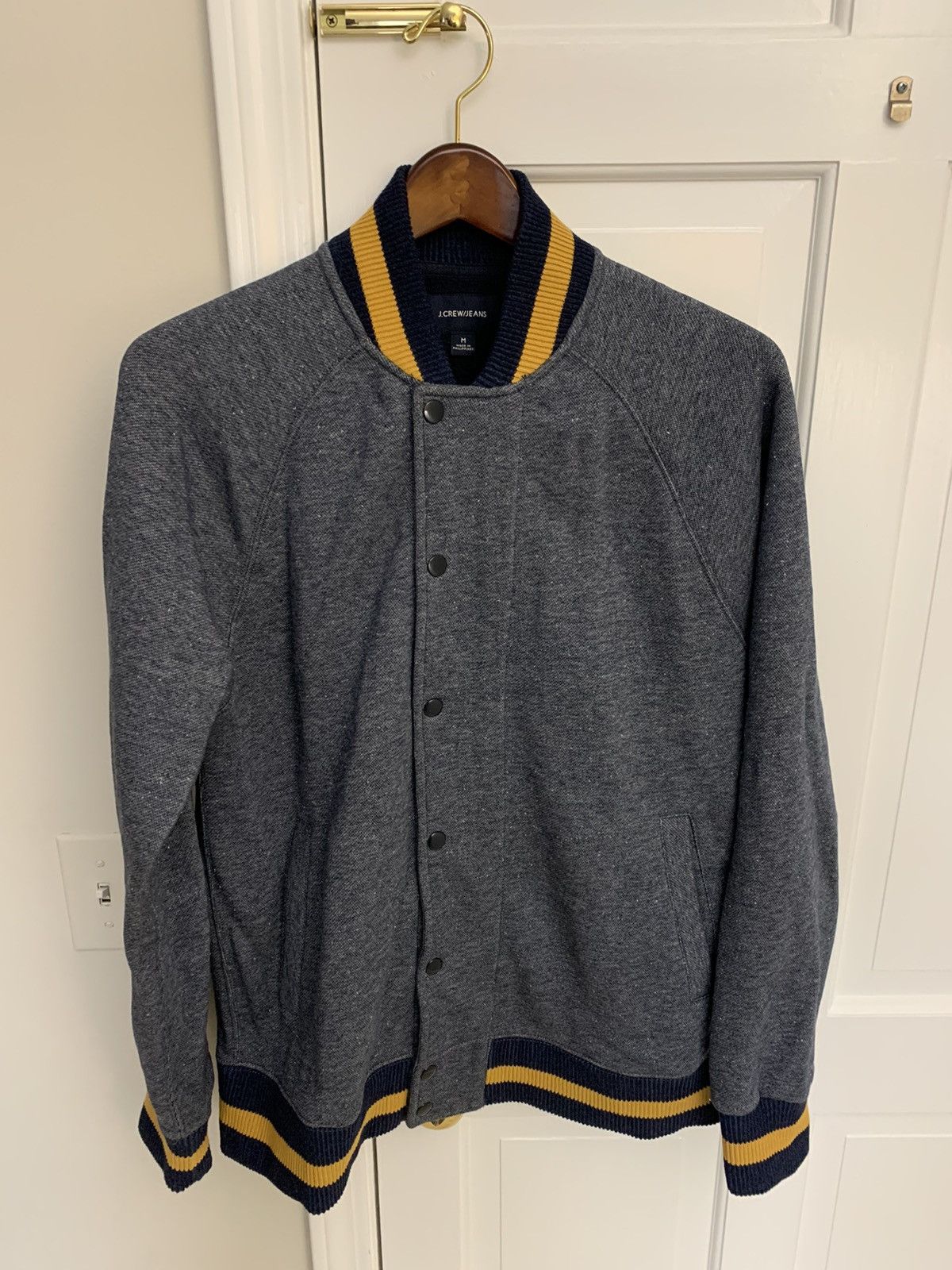 J.Crew Varsity Cotton Bomber Grailed