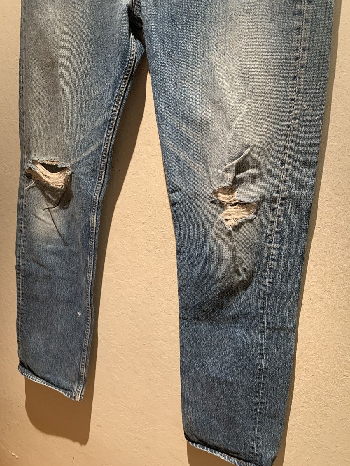 Levi's × Levi's Vintage Clothing × Vintage *RARE* Vintage Levi’s 501 XX USA Made Denim Jeans - 38 x 40 Size US 38 / EU 54 - 4 Thumbnail