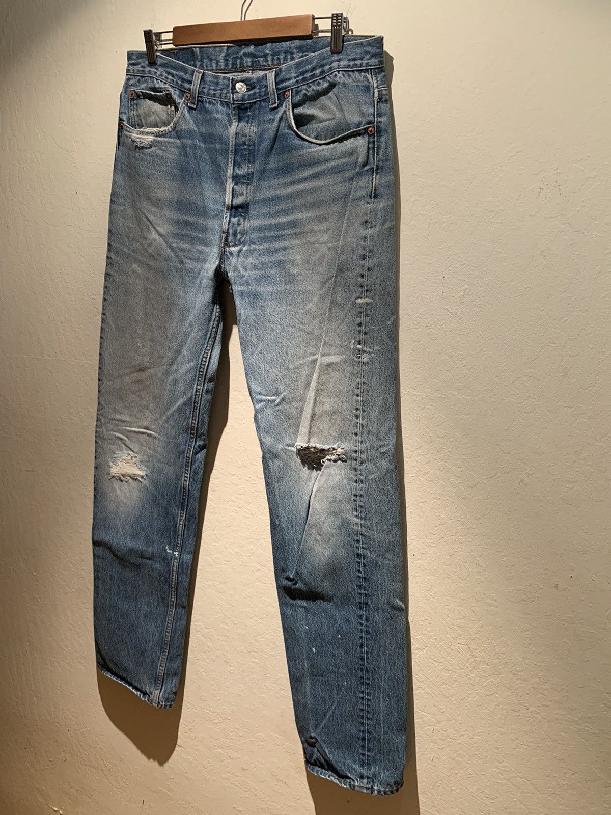 image of Levis x Levis Vintage Clothing Vintage Levi’S 501 Xx Usa Made Denim Jeans - 38 X 40 in Faded Indigo