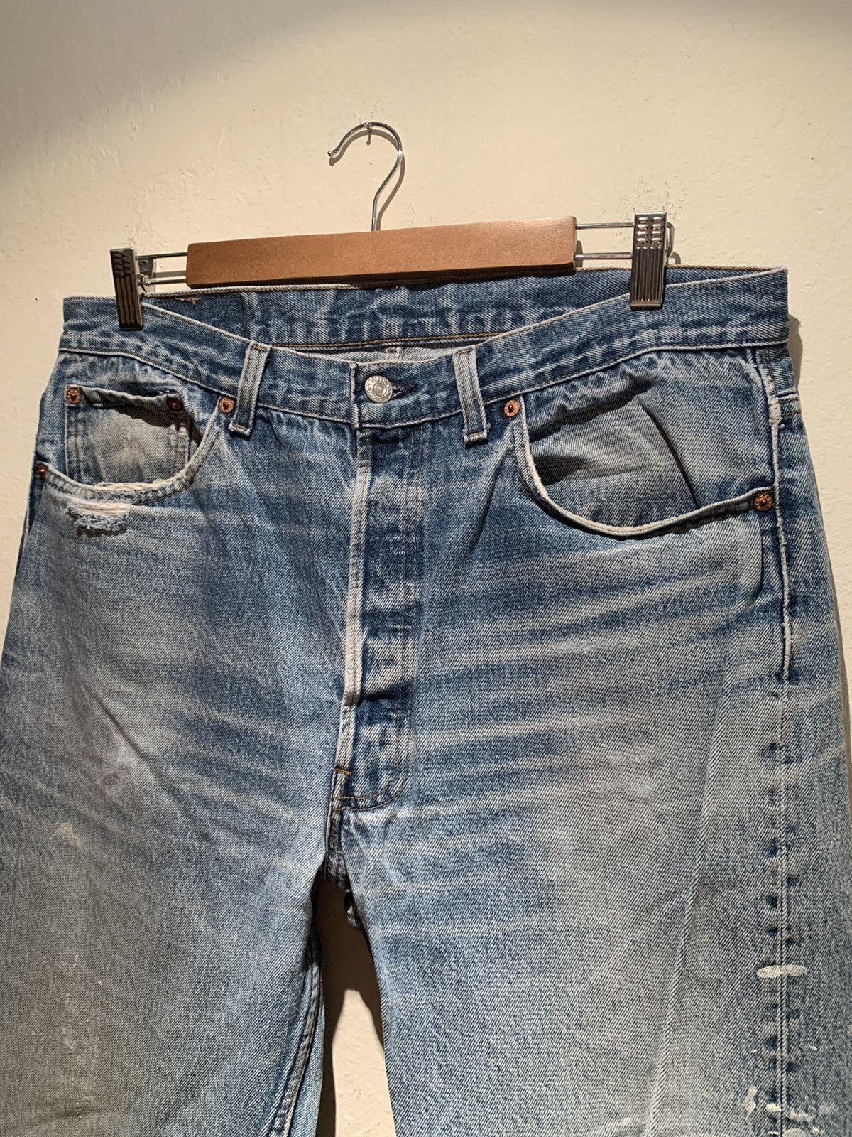 Levi's *RARE* Vintage Levi’s 501 XX USA Made Denim Jeans Size US 34 / EU 50 - 3 Thumbnail