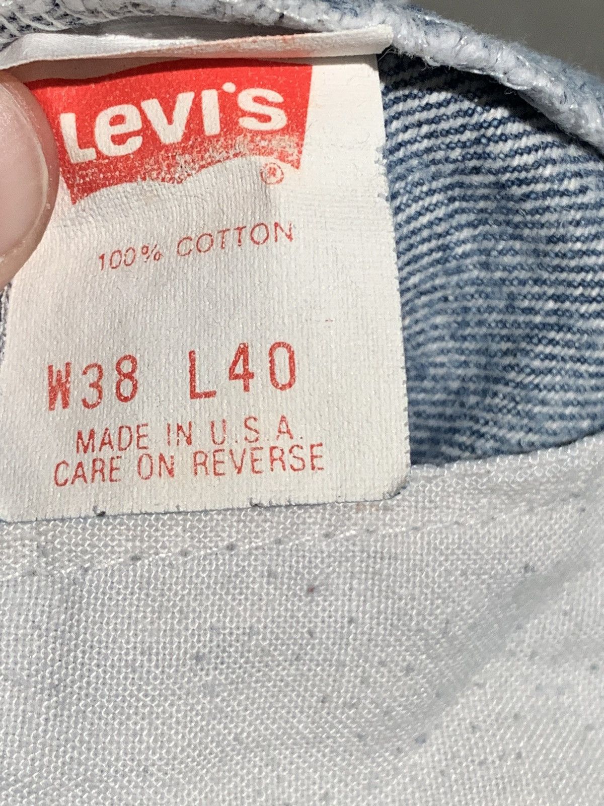 Levi's *RARE* Vintage Levi’s 501 XX USA Made Denim Jeans Size US 34 / EU 50 - 8 Thumbnail