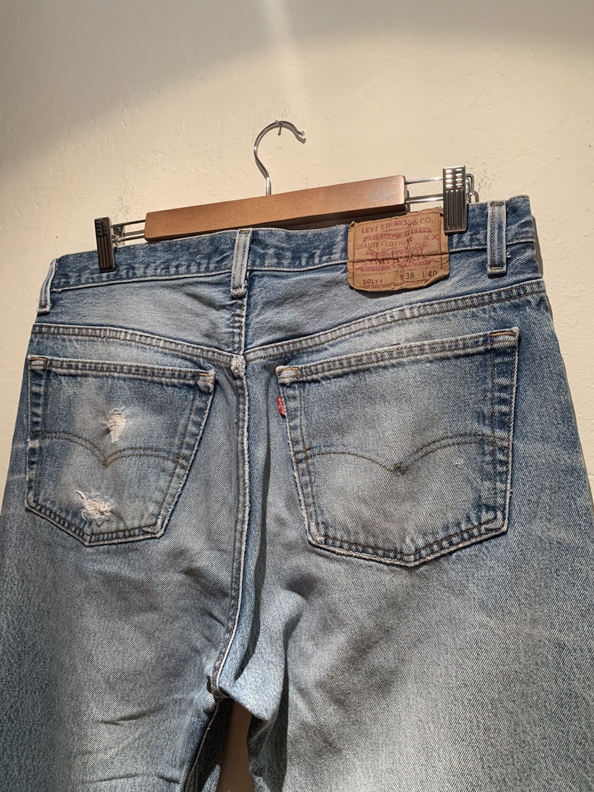Levi's *RARE* Vintage Levi’s 501 XX USA Made Denim Jeans Size US 34 / EU 50 - 4 Thumbnail