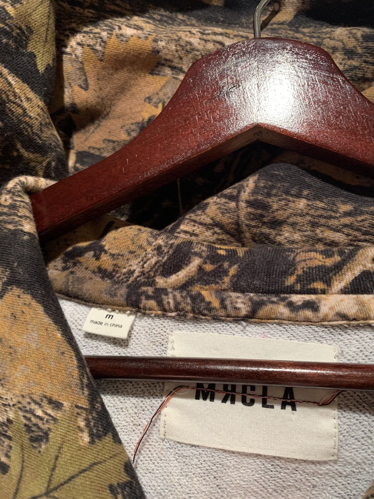 Designer *RARE* MR.C LA ANGER Heavyweight Camo Hoodie - Medium Size US M / EU 48-50 / 2 - 4 Thumbnail