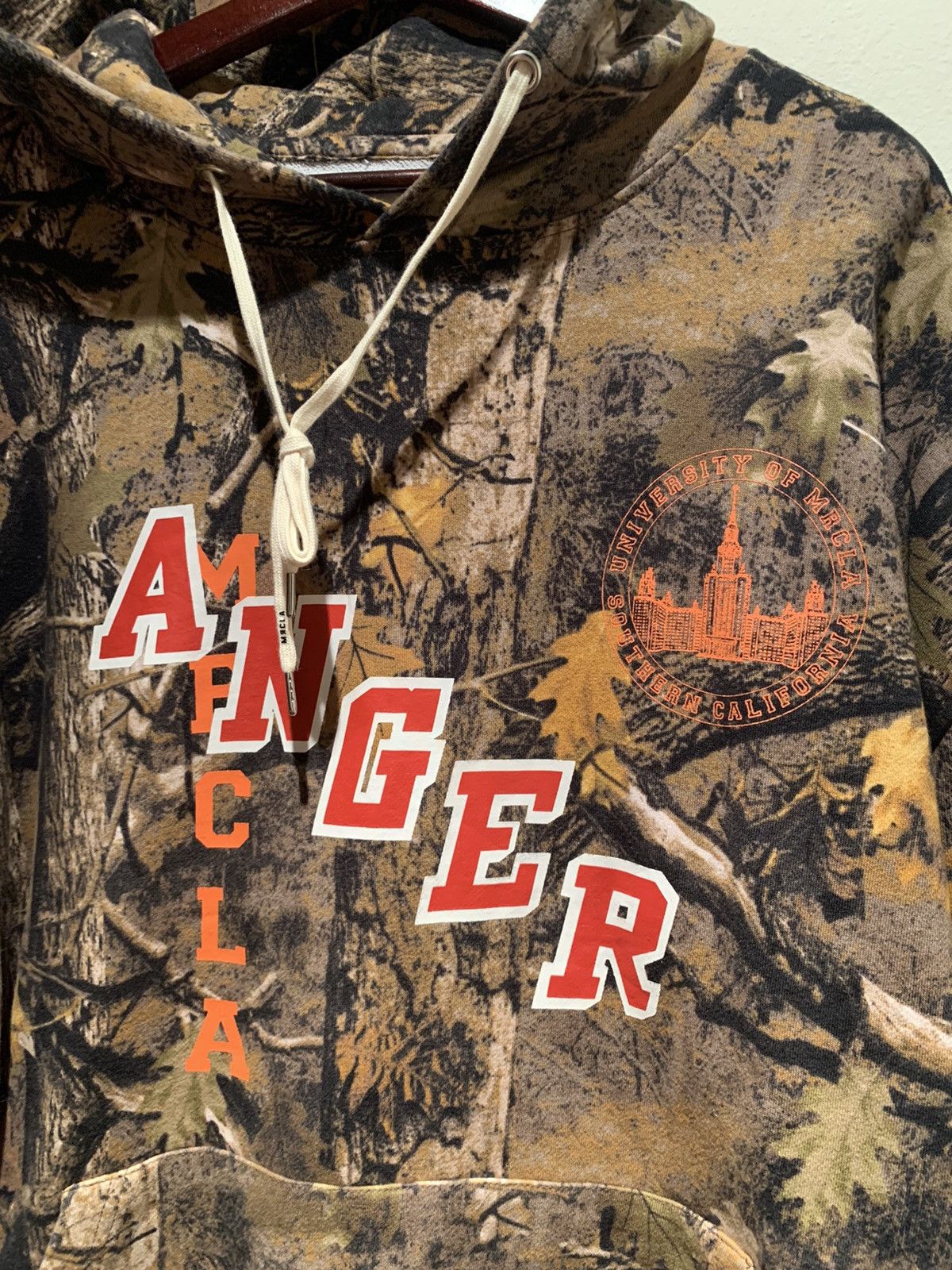 Designer *RARE* MR.C LA ANGER Heavyweight Camo Hoodie - Medium Size US M / EU 48-50 / 2 - 2 Thumbnail