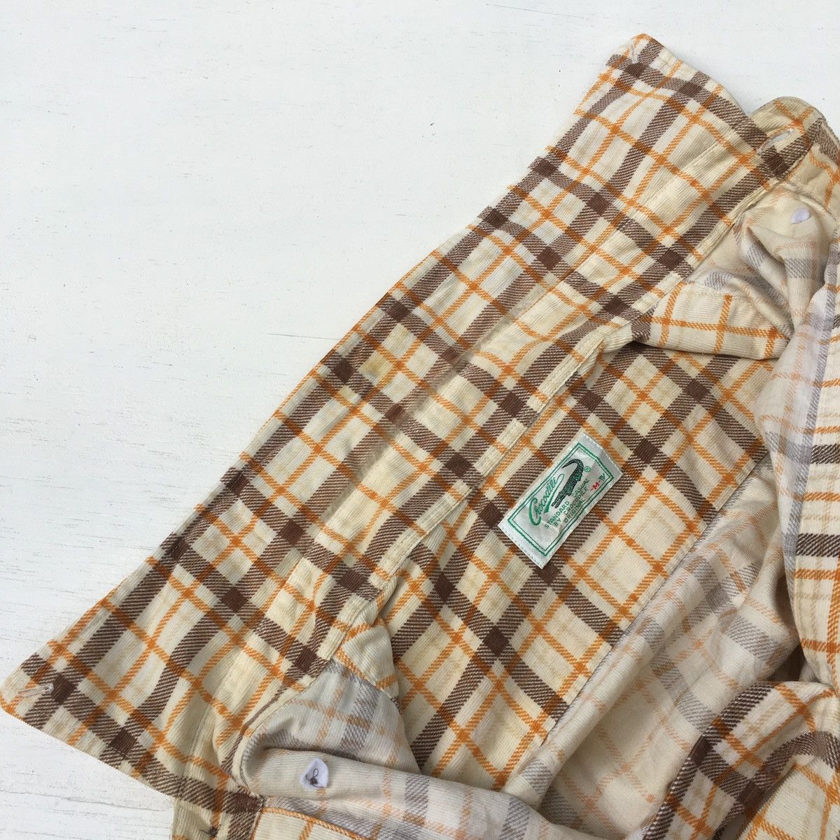 Flannel CROCODILE BUTTON DOWN FLANNEL SHIRT Size US M / EU 48-50 / 2 - 8 Thumbnail
