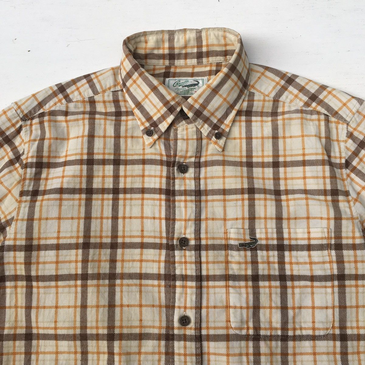 Flannel CROCODILE BUTTON DOWN FLANNEL SHIRT Size US M / EU 48-50 / 2 - 2 Thumbnail