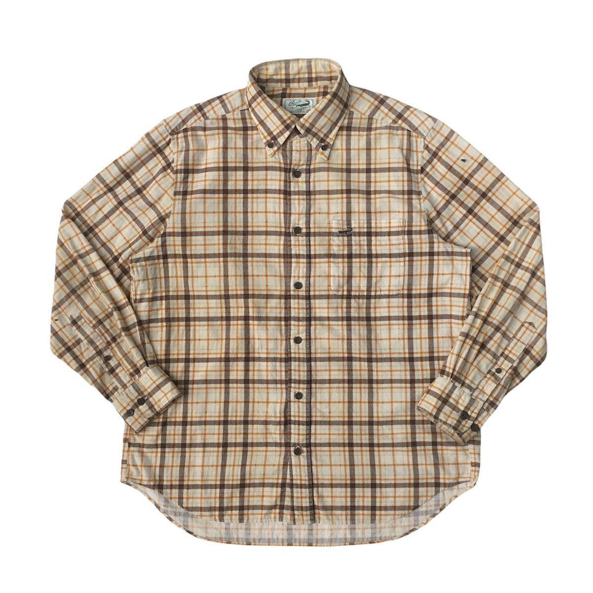 Flannel CROCODILE BUTTON DOWN FLANNEL SHIRT Size US M / EU 48-50 / 2 - 1 Thumbnail
