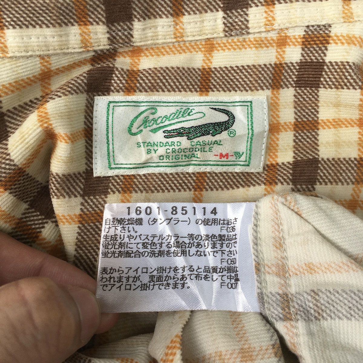 Flannel CROCODILE BUTTON DOWN FLANNEL SHIRT Size US M / EU 48-50 / 2 - 7 Thumbnail