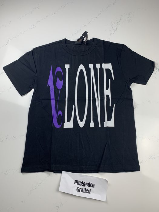 vlone purple staple tee