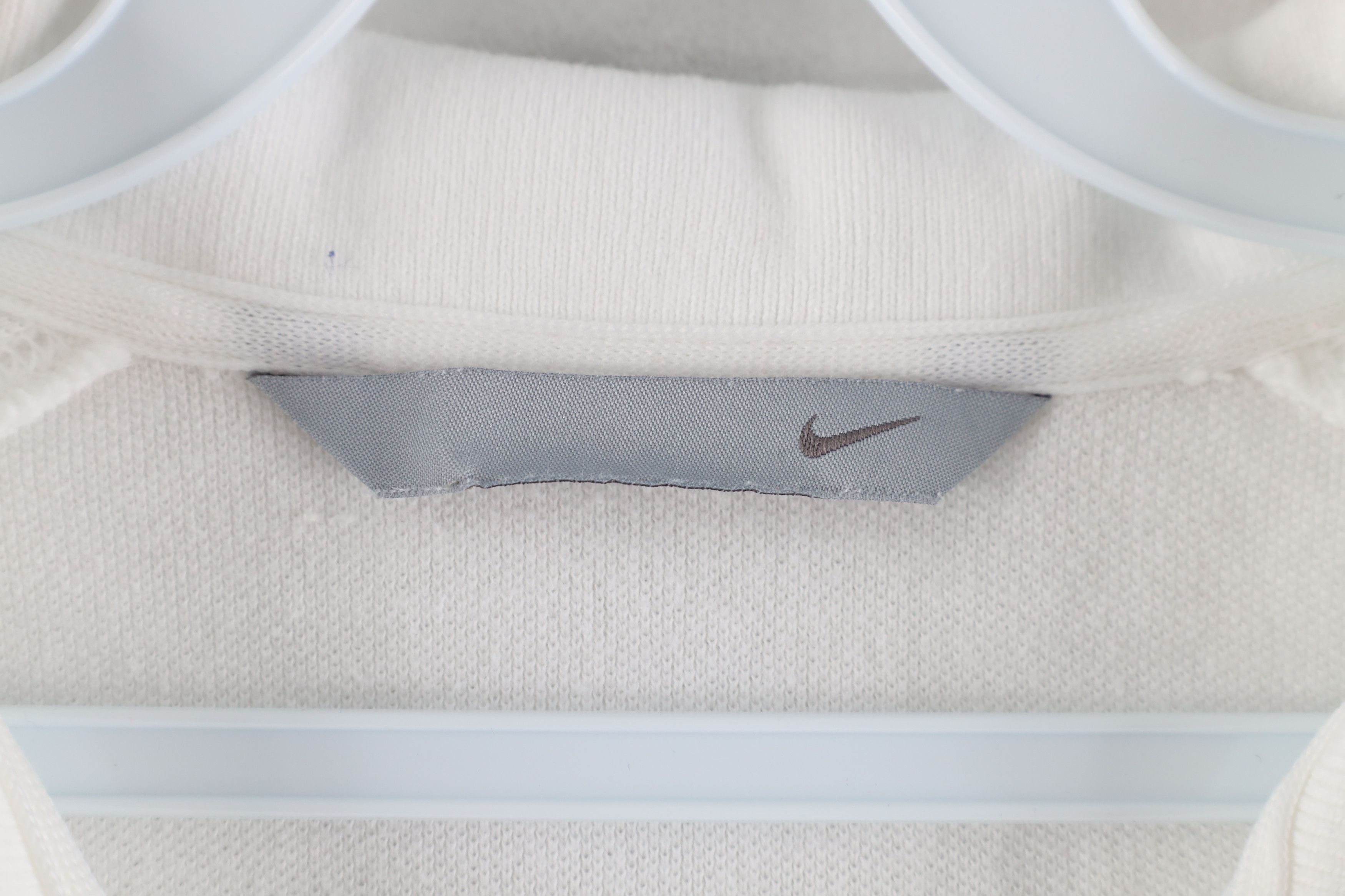 Nike × Vintage Vintage Nike Travis Scott Swoosh Boxy Fit Polo Shirt White Size US S / EU 44-46 / 1 - 7 Thumbnail