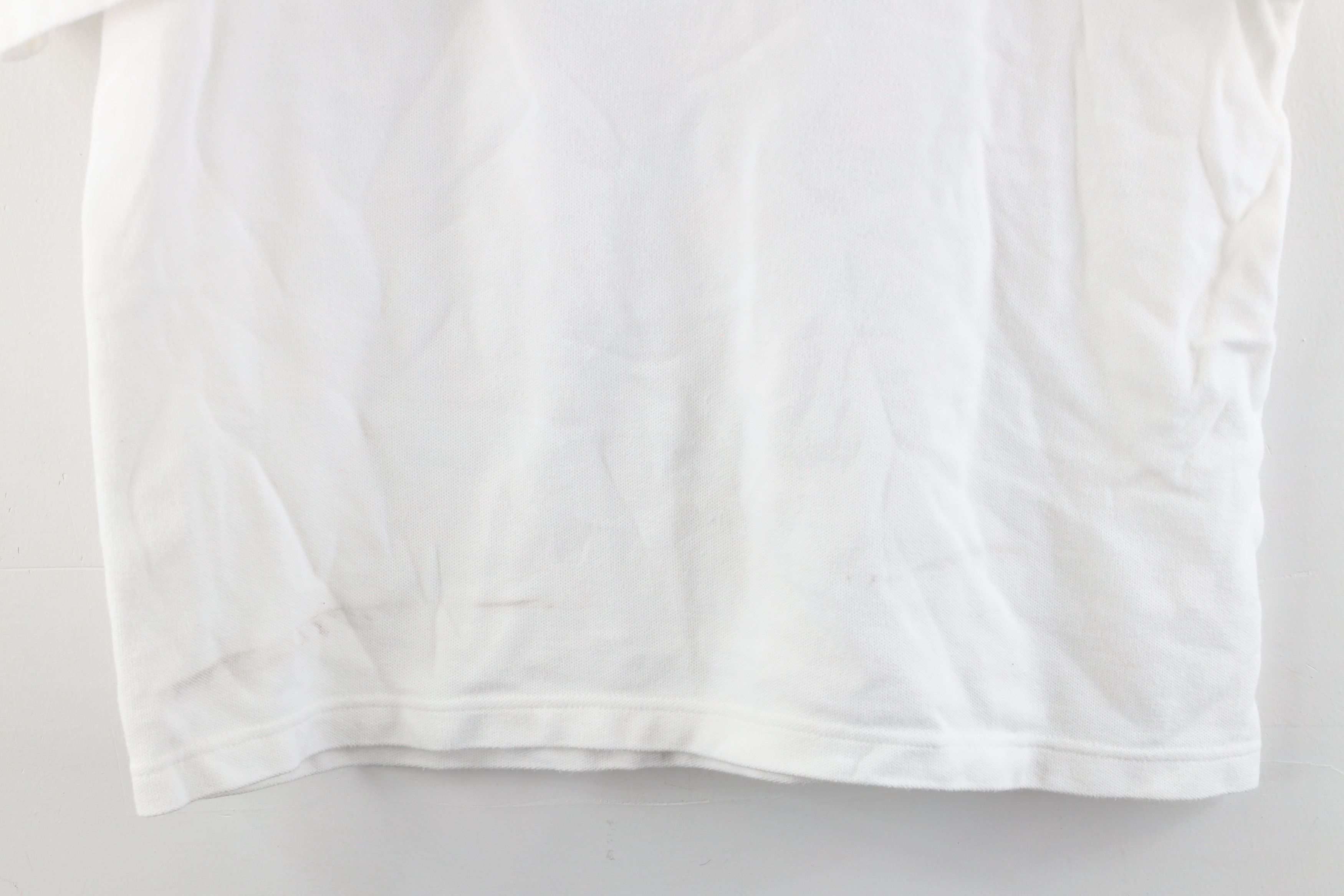 Nike × Vintage Vintage Nike Travis Scott Swoosh Boxy Fit Polo Shirt White Size US S / EU 44-46 / 1 - 3 Thumbnail