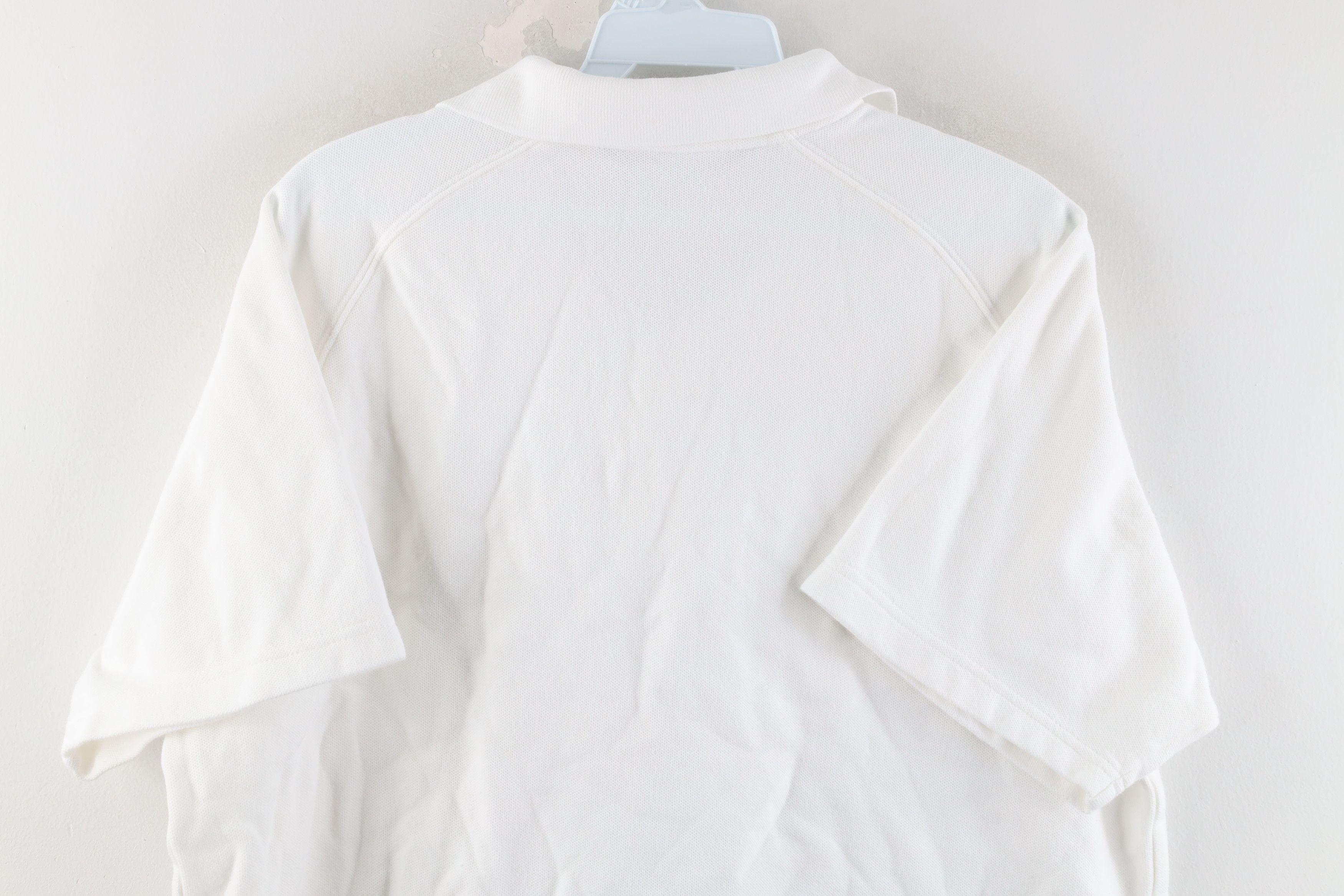 Nike × Vintage Vintage Nike Travis Scott Swoosh Boxy Fit Polo Shirt White Size US S / EU 44-46 / 1 - 9 Thumbnail