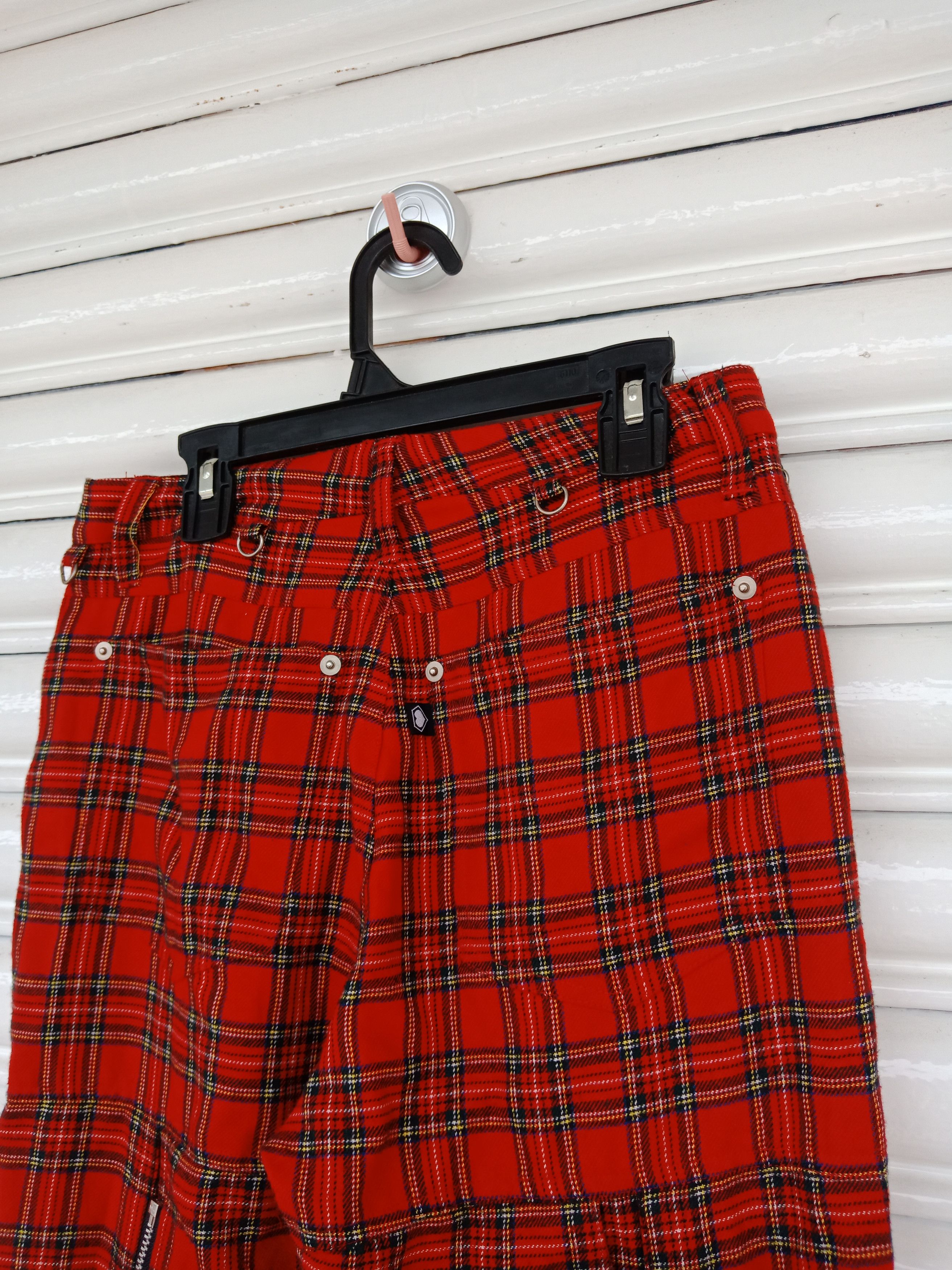 semanticdesign Superlover Checker Tartan Punk Bondage Pants Size US 27 - 8 Thumbnail