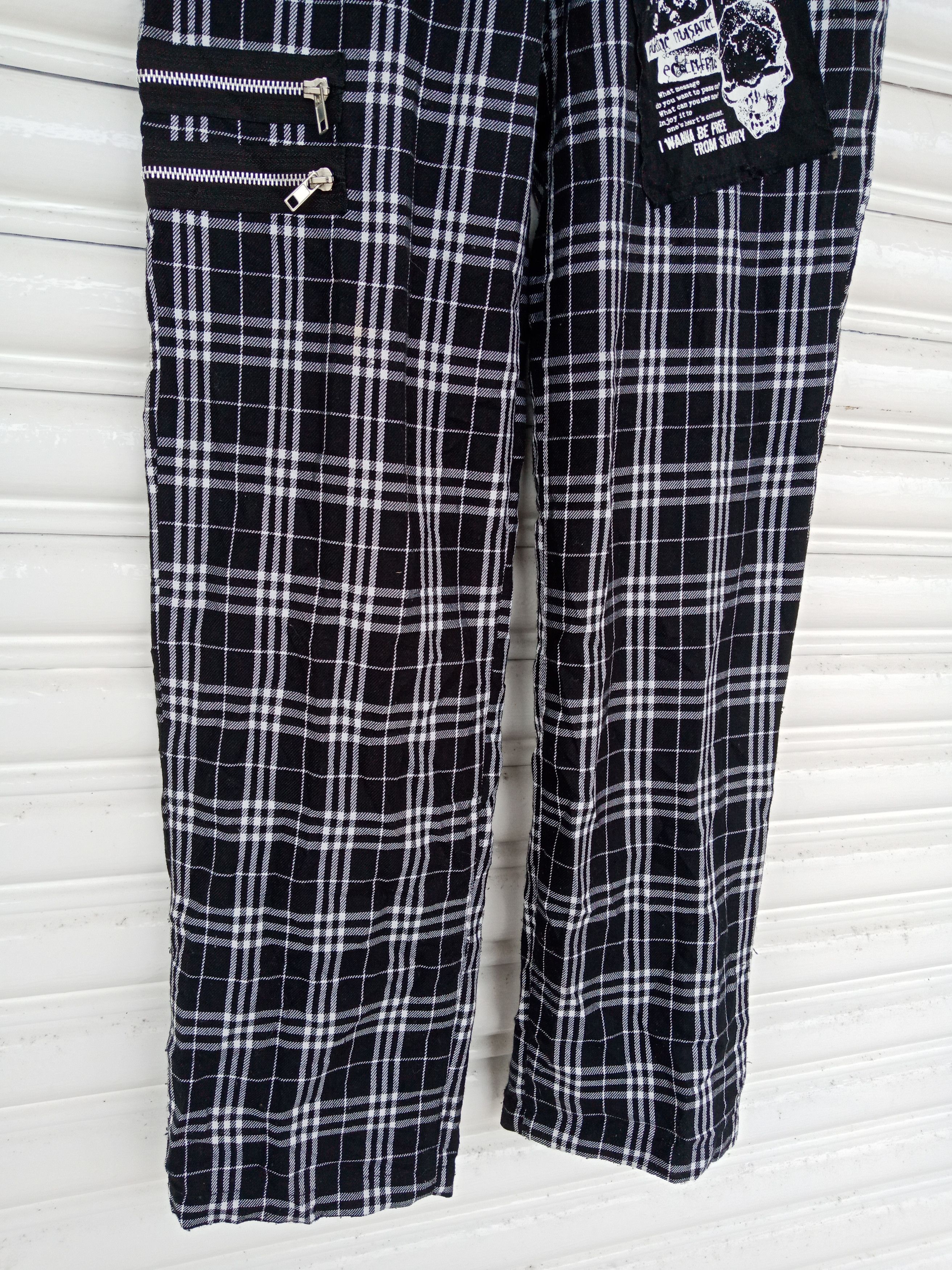 Sex Pot ReVeNGe Sex Pot Revenge Punk Bondage Tartan Checker Pants Size US 30 / EU 46 - 6 Thumbnail
