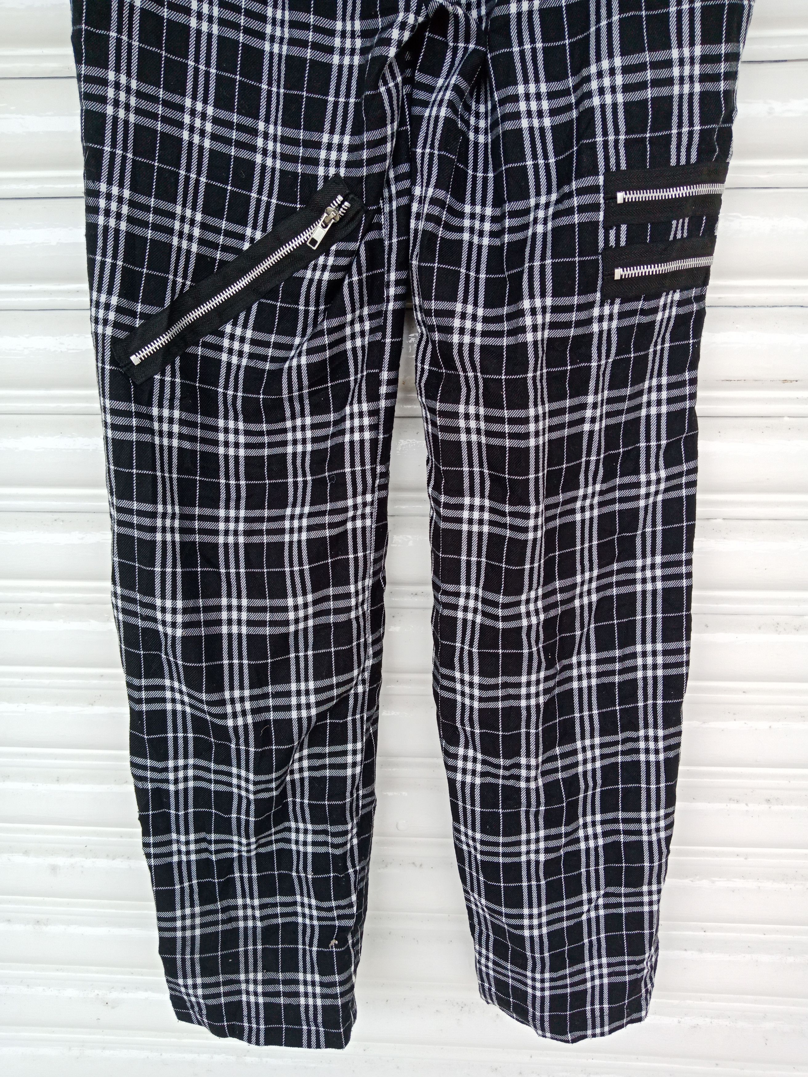 Sex Pot ReVeNGe Sex Pot Revenge Punk Bondage Tartan Checker Pants Size US 30 / EU 46 - 5 Thumbnail