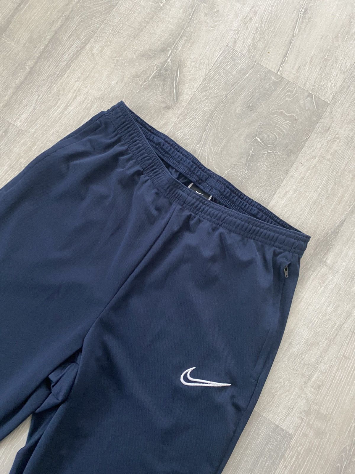 Nike × Vintage Nike vintage navy track pants small swoosh Size US 30 / EU 46 - 2 Thumbnail