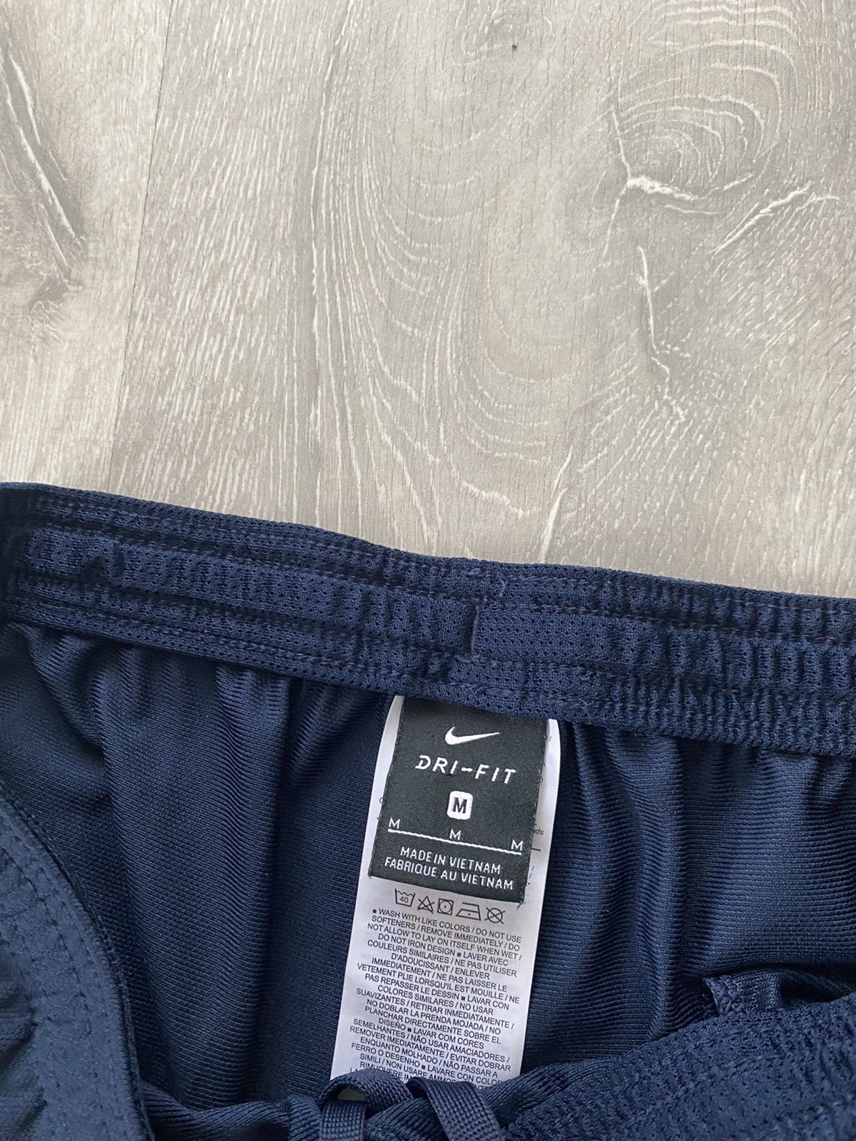 Nike × Vintage Nike vintage navy track pants small swoosh Size US 30 / EU 46 - 3 Thumbnail