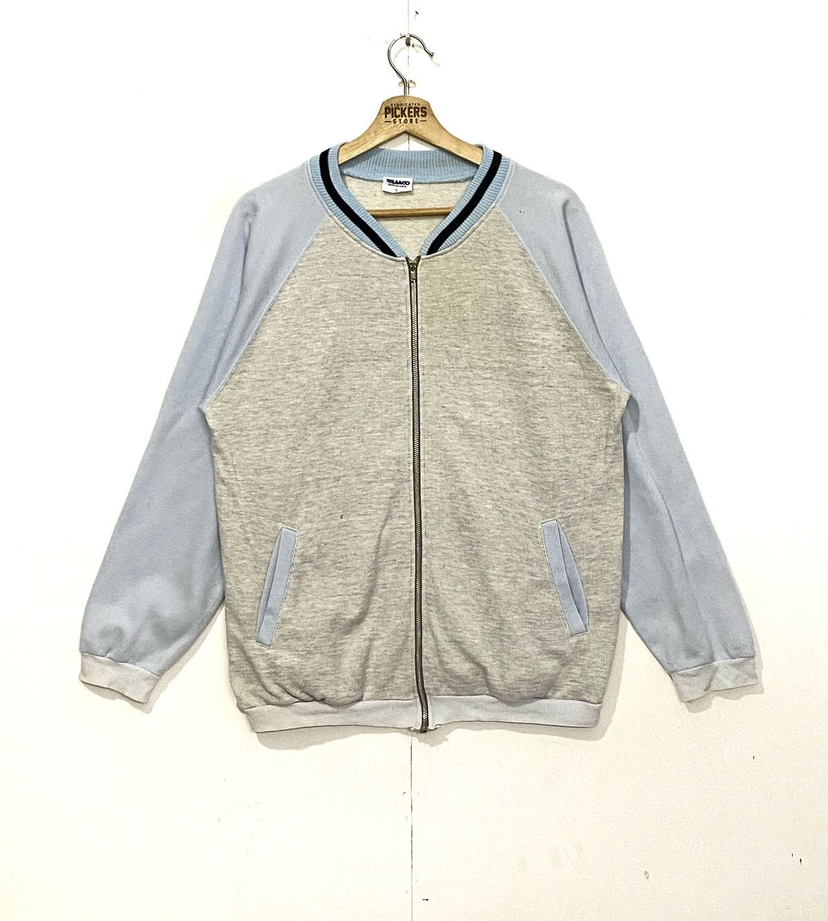 Vintage Vintage LOS ANGELES ATHLENTIC CLUB Sweater Fullzipper Large Size US L / EU 52-54 / 3 - 1 Thumbnail