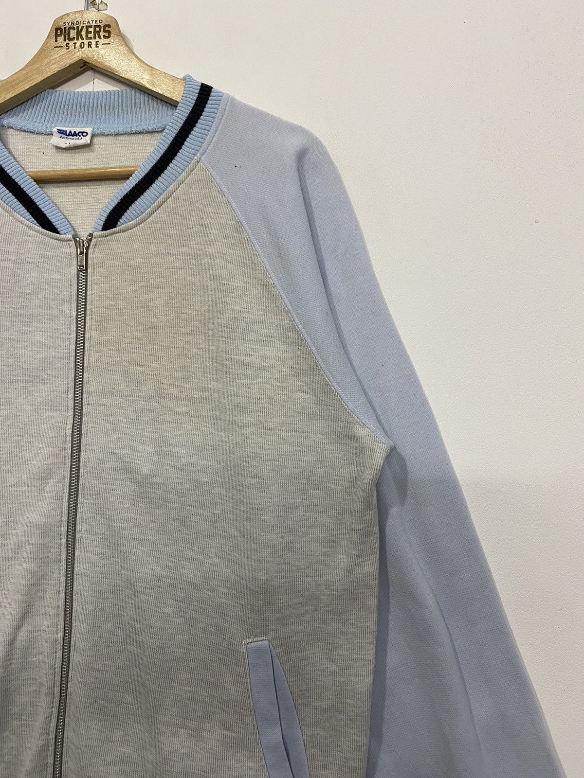 Vintage Vintage LOS ANGELES ATHLENTIC CLUB Sweater Fullzipper Large Size US L / EU 52-54 / 3 - 3 Thumbnail