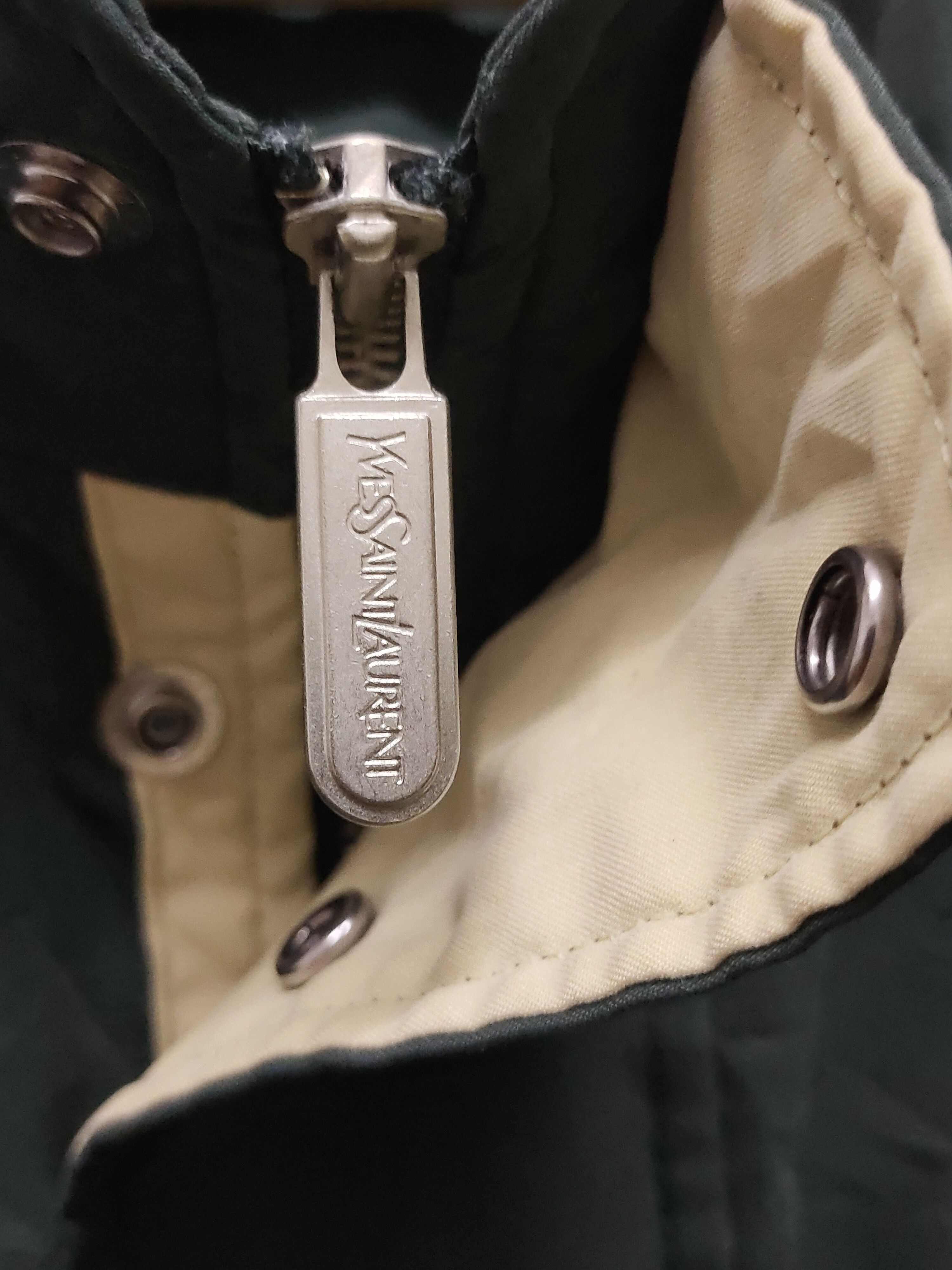 Vintage × Yves Saint Laurent Yves Saint Laurent pour homme vintage zip jacket Size US XL / EU 56 / 4 - 14 Thumbnail