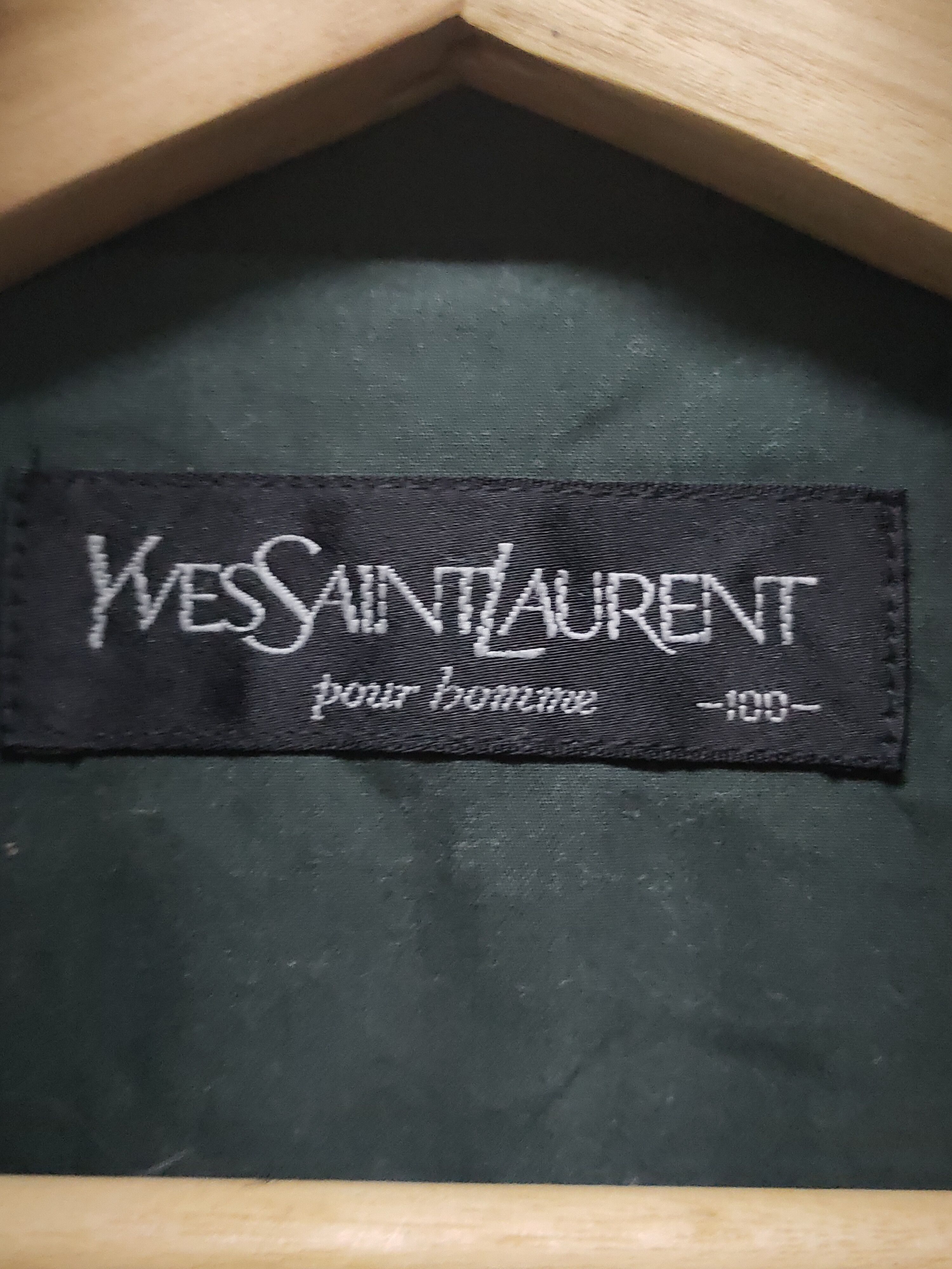 Vintage × Yves Saint Laurent Yves Saint Laurent pour homme vintage zip jacket Size US XL / EU 56 / 4 - 12 Thumbnail