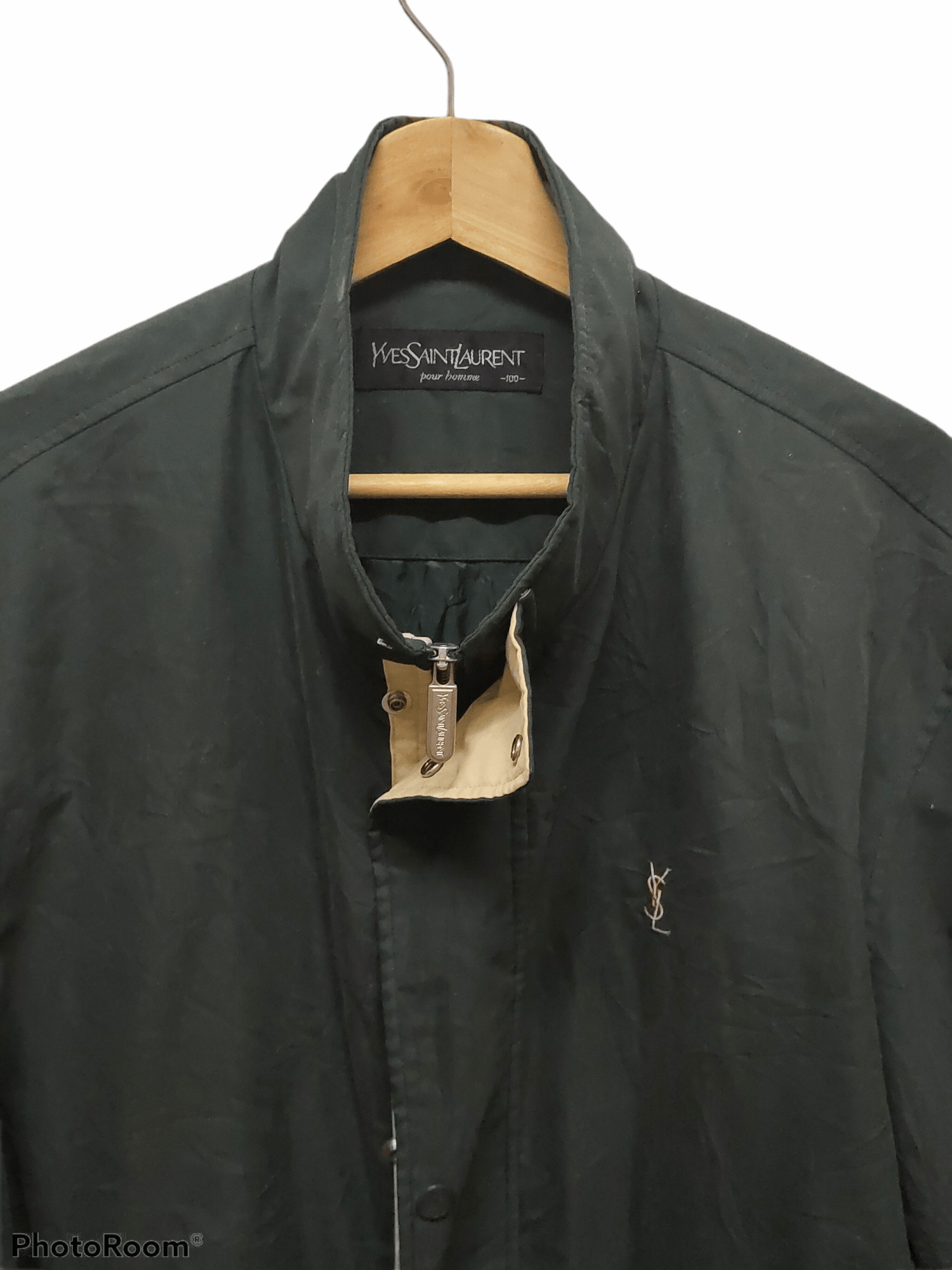 Vintage × Yves Saint Laurent Yves Saint Laurent pour homme vintage zip jacket Size US XL / EU 56 / 4 - 2 Thumbnail