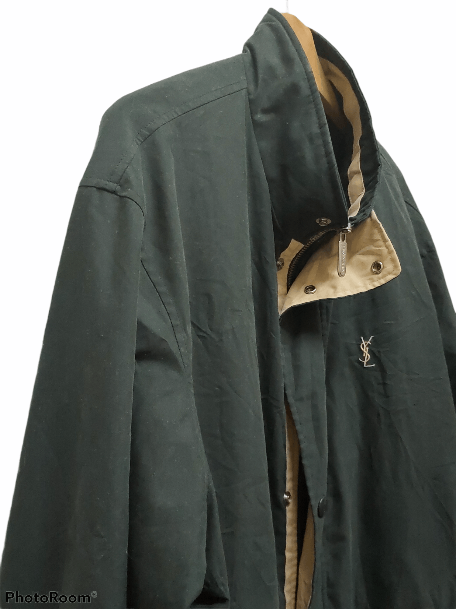 Vintage × Yves Saint Laurent Yves Saint Laurent pour homme vintage zip jacket Size US XL / EU 56 / 4 - 3 Thumbnail