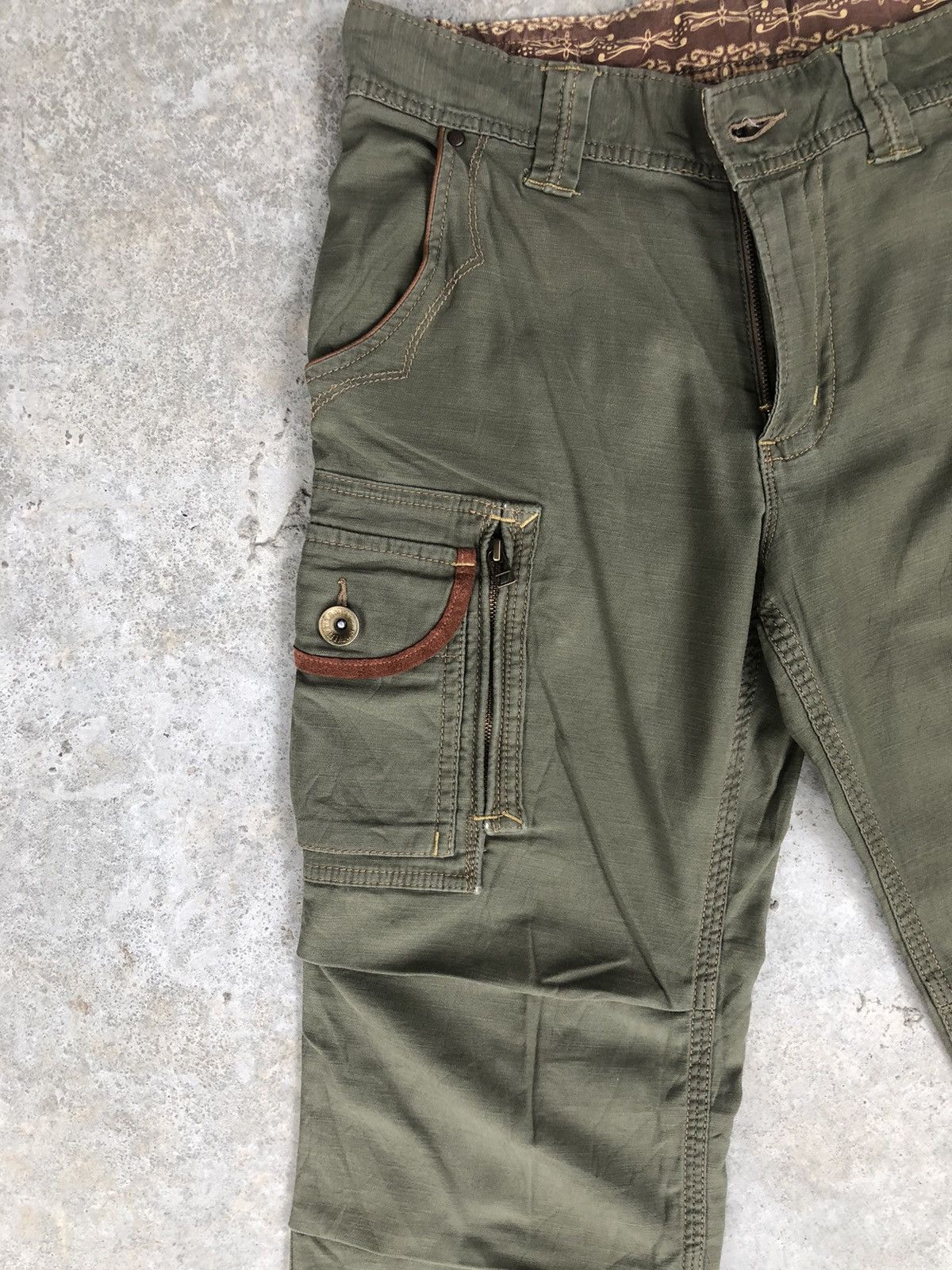 Seditionaries Edwin Cargo Pants Tactical Multipocket green Size US 32 / EU 48 - 4 Thumbnail