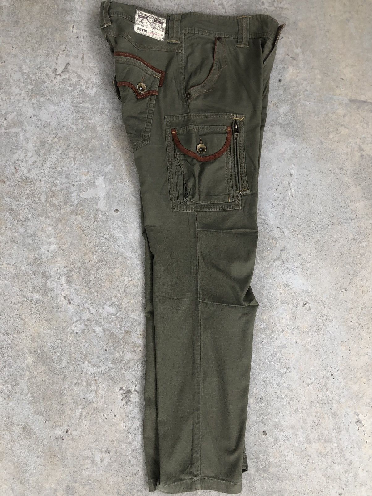 Seditionaries Edwin Cargo Pants Tactical Multipocket green Size US 32 / EU 48 - 7 Thumbnail