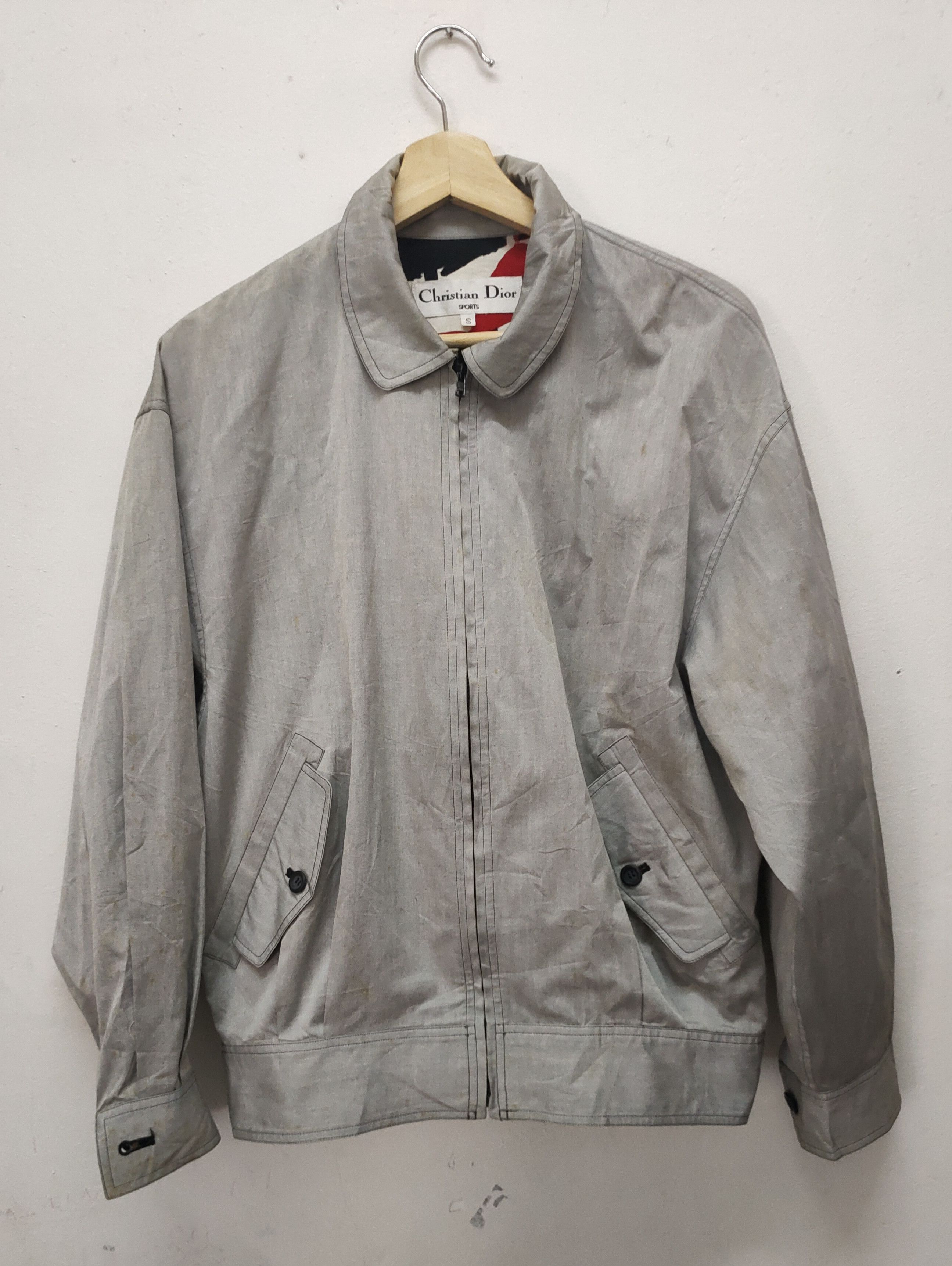 Christian Dior Monsieur Christian Dior sports beige vintage zip jacket Size US S / EU 44-46 / 1 - 1 Thumbnail