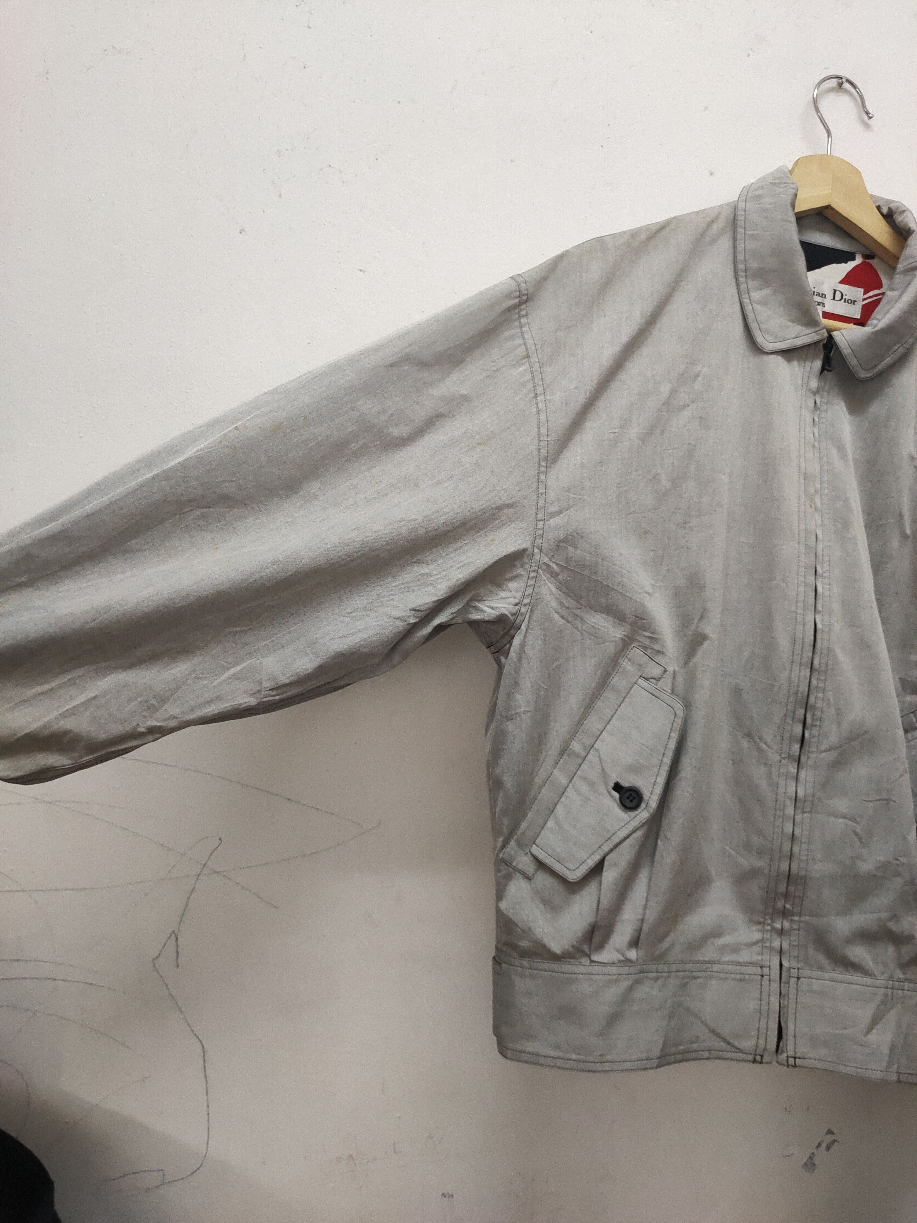 Christian Dior Monsieur Christian Dior sports beige vintage zip jacket Size US S / EU 44-46 / 1 - 12 Thumbnail