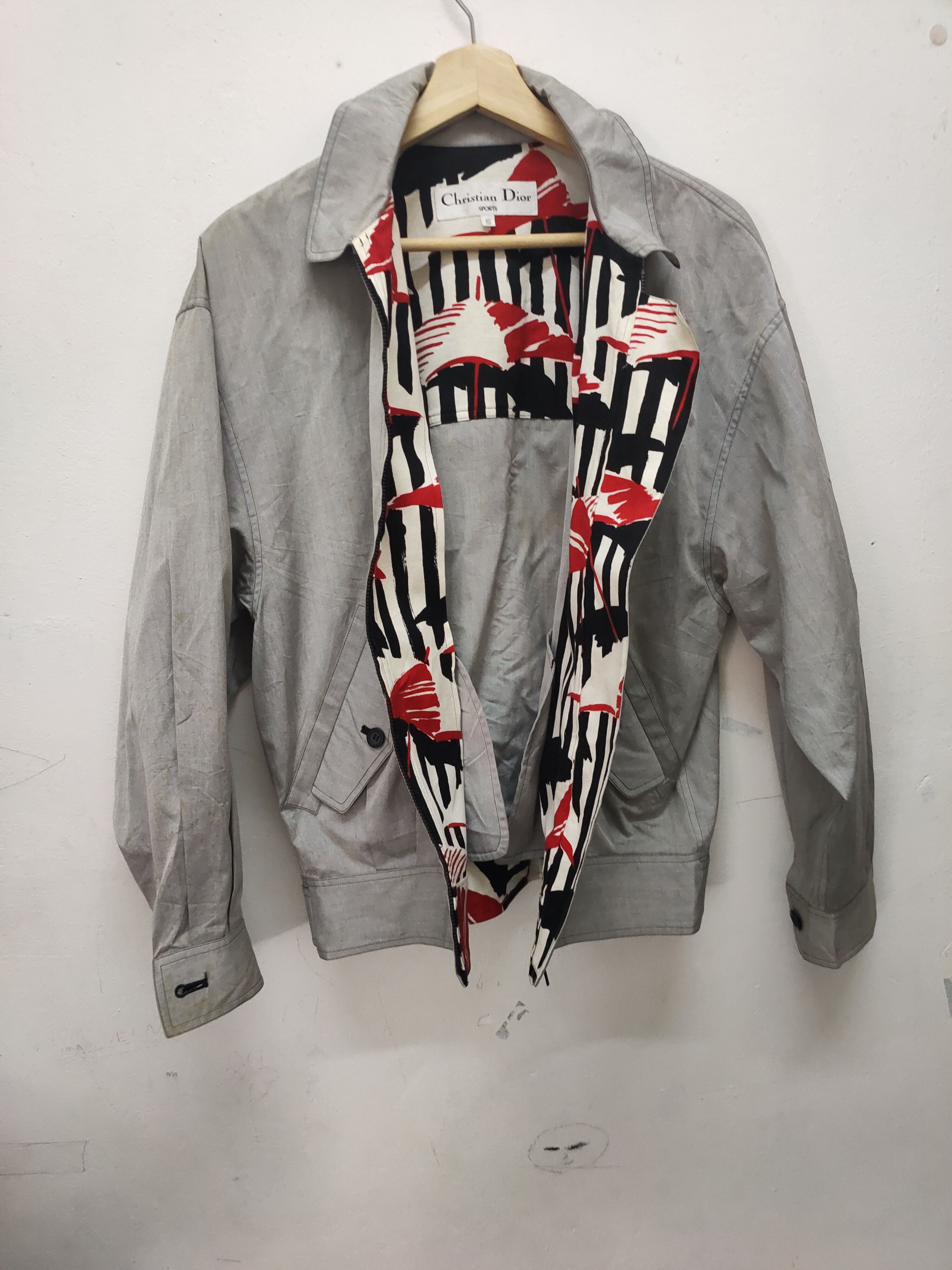 Christian Dior Monsieur Christian Dior sports beige vintage zip jacket Size US S / EU 44-46 / 1 - 4 Thumbnail
