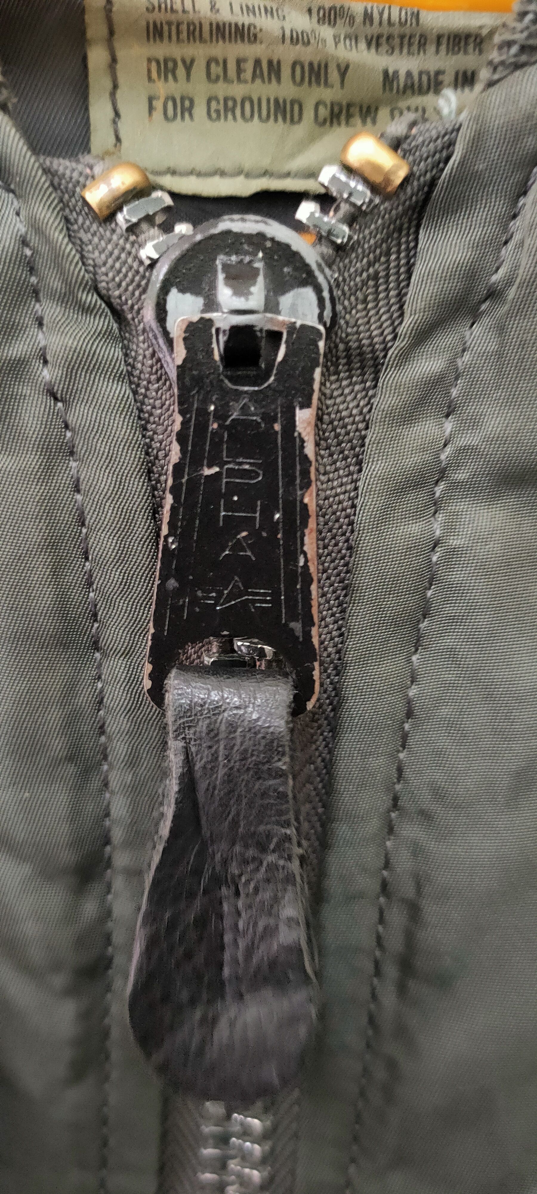 Alpha Industries Alpha industries USA vintage zip jacket pocket army Size US L / EU 52-54 / 3 - 9 Thumbnail