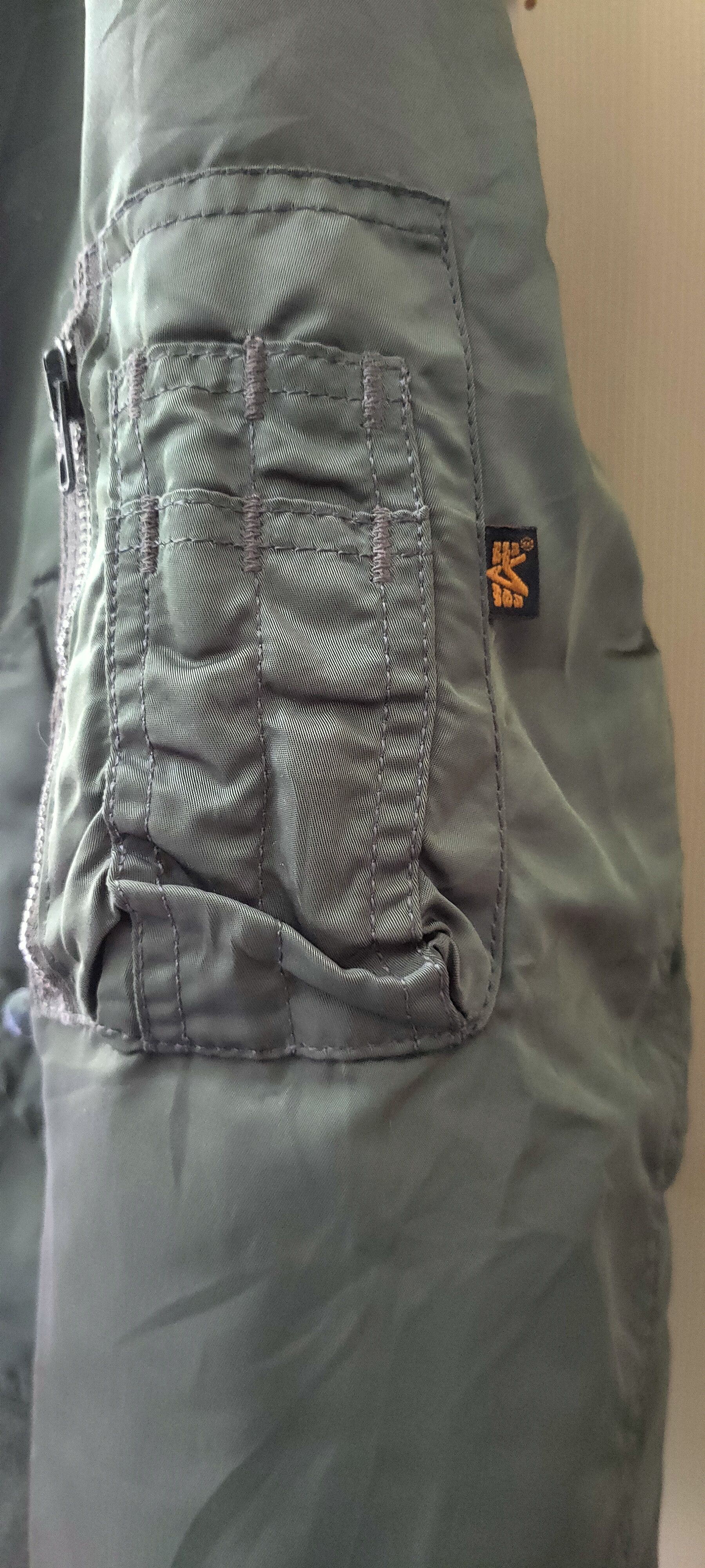 Alpha Industries Alpha industries USA vintage zip jacket pocket army Size US L / EU 52-54 / 3 - 5 Thumbnail