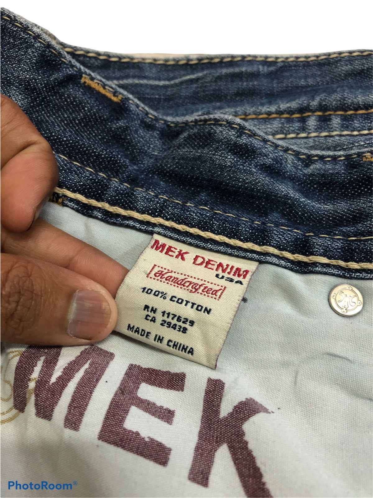 Mek Denim WIDE LEG⚡️⚡️MEK DENIM OAXACA DISTRESSED DENIM Size US 32 / EU 48 - 5 Thumbnail