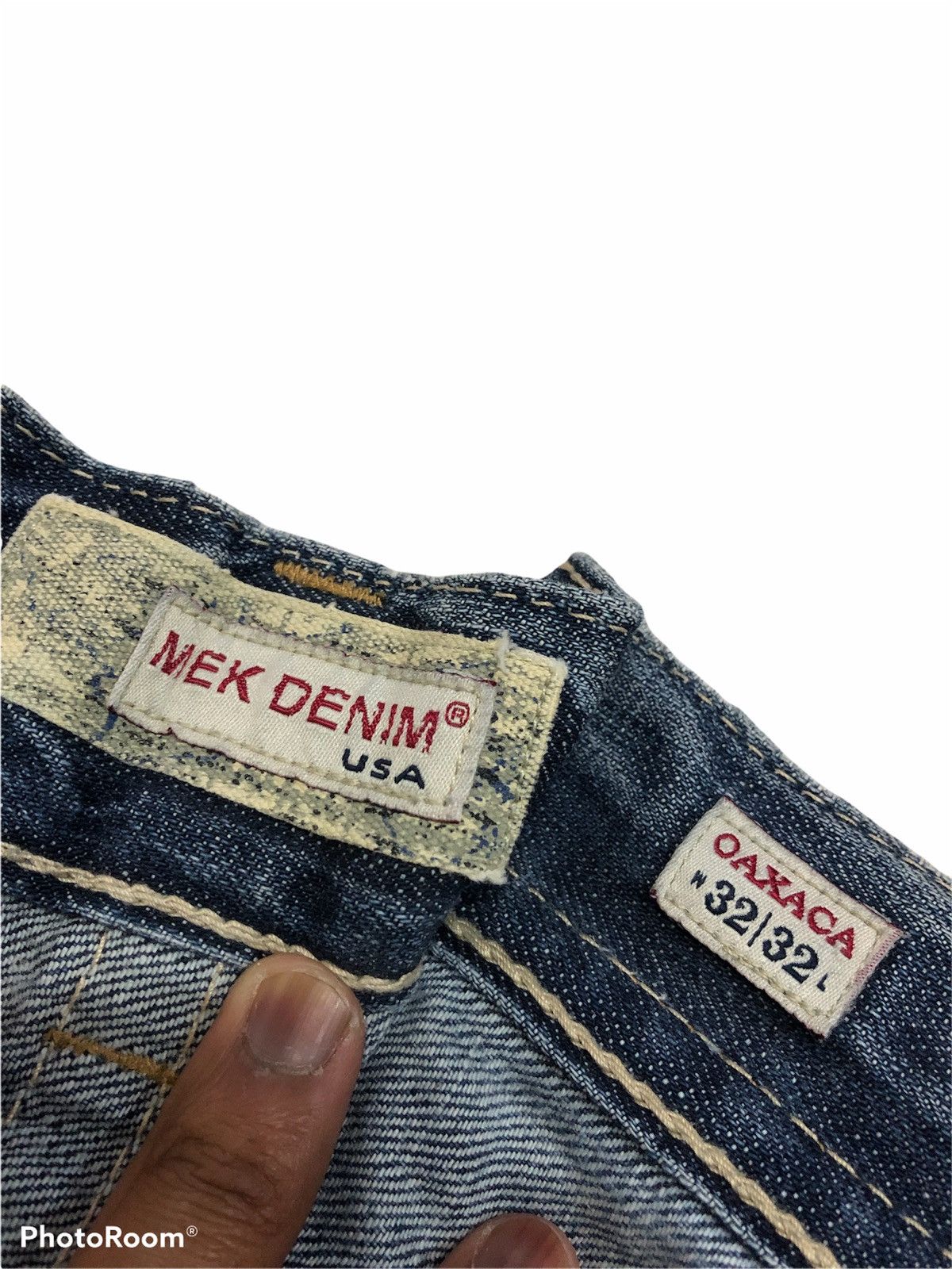 Mek Denim WIDE LEG⚡️⚡️MEK DENIM OAXACA DISTRESSED DENIM Size US 32 / EU 48 - 6 Thumbnail