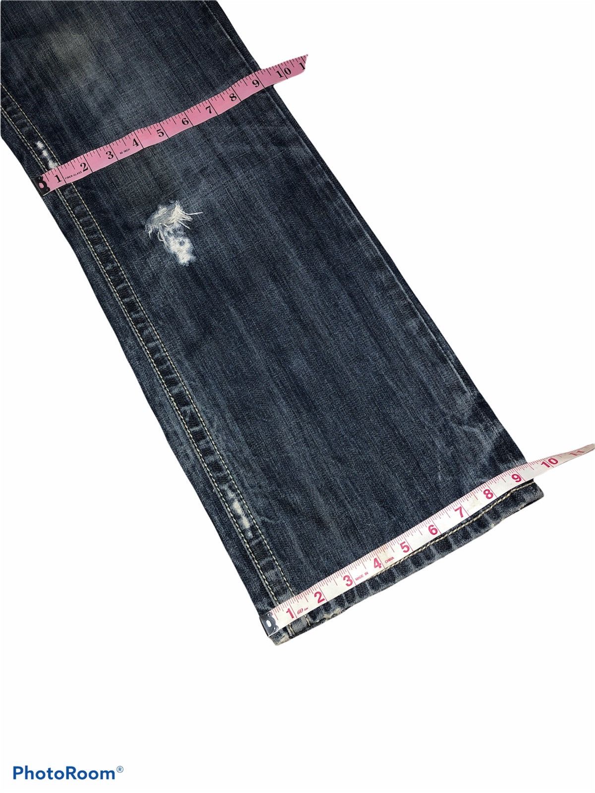 Mek Denim WIDE LEG⚡️⚡️MEK DENIM OAXACA DISTRESSED DENIM Size US 32 / EU 48 - 9 Thumbnail