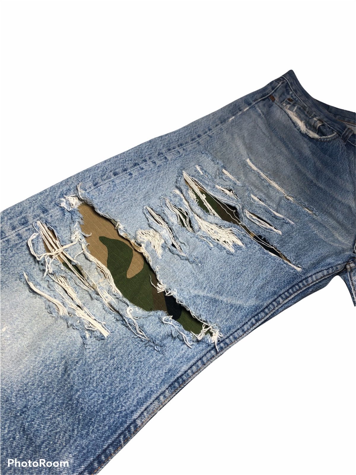 Levi's VTG LEVIS 501 DISTRESSED KURT COBAIN Size US 33 - 5 Thumbnail